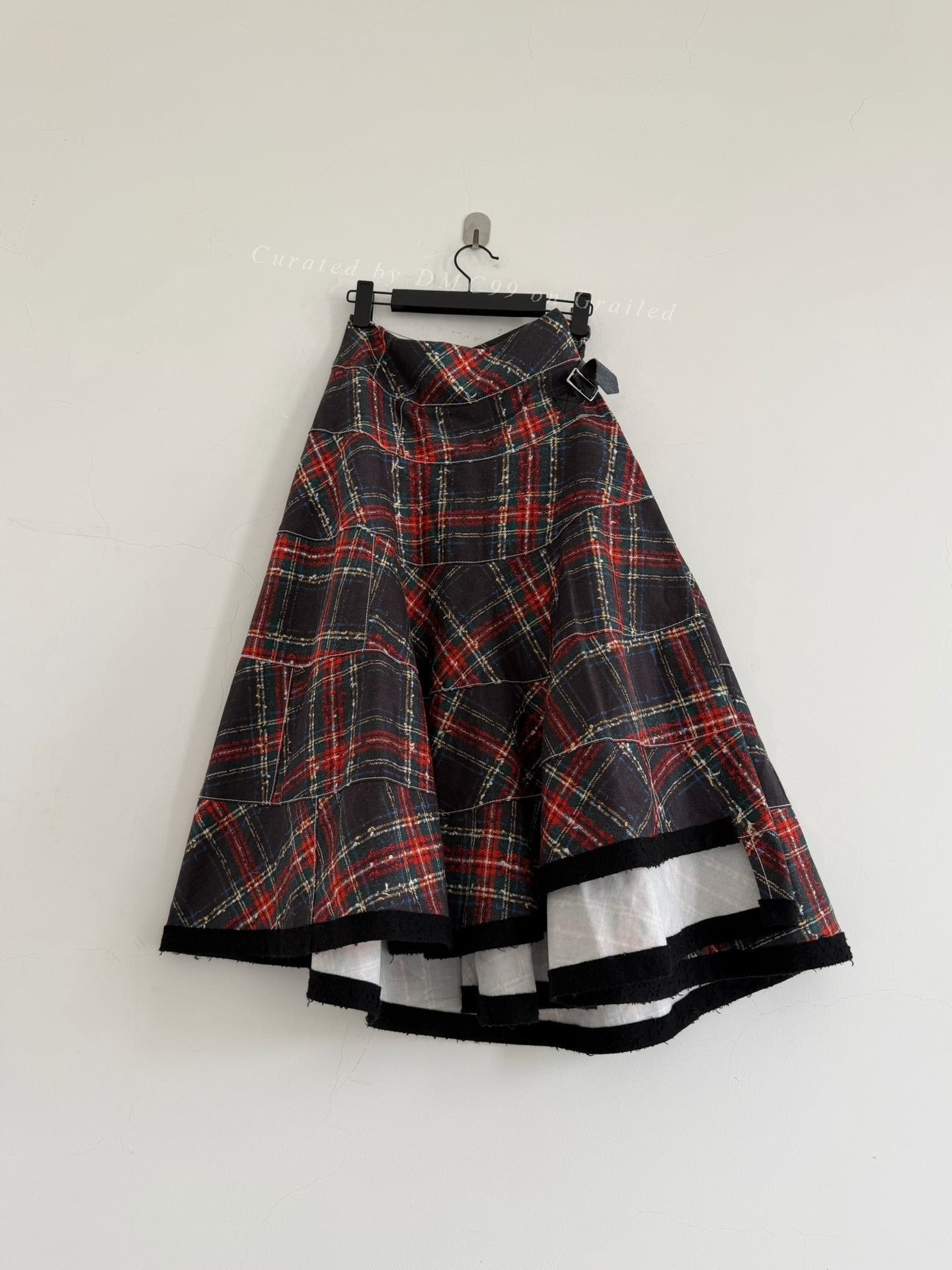 Comme des Garcons Comme des Garçons 2019 Tricot Plaid Layered Skirt Size 36" / US 14 / IT 50 - 1 Thumbnail