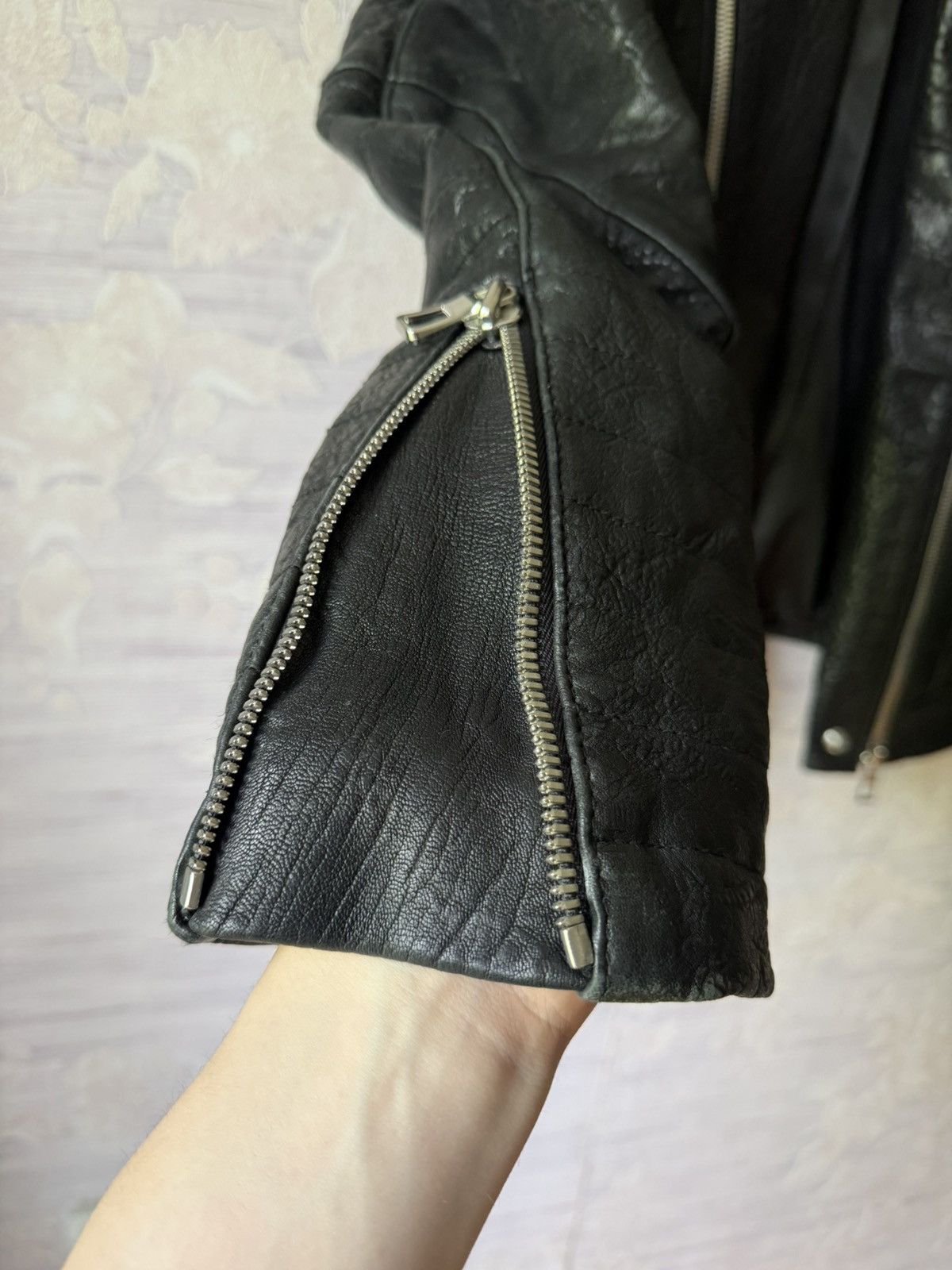 Balmain × H&M Balmain x H&M AW15 Double-Zipper Biker Leather Jacket Size US S / EU 44-46 / 1 - 4 Thumbnail