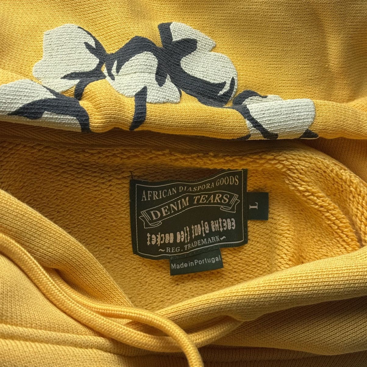 Cactus Plant Flea Market × DENIM TEARS Denim Tears x CPFM Cactus Tears Wreath Hoodie (Yellow) Large Size US L / EU 52-54 / 3 - 3 Thumbnail
