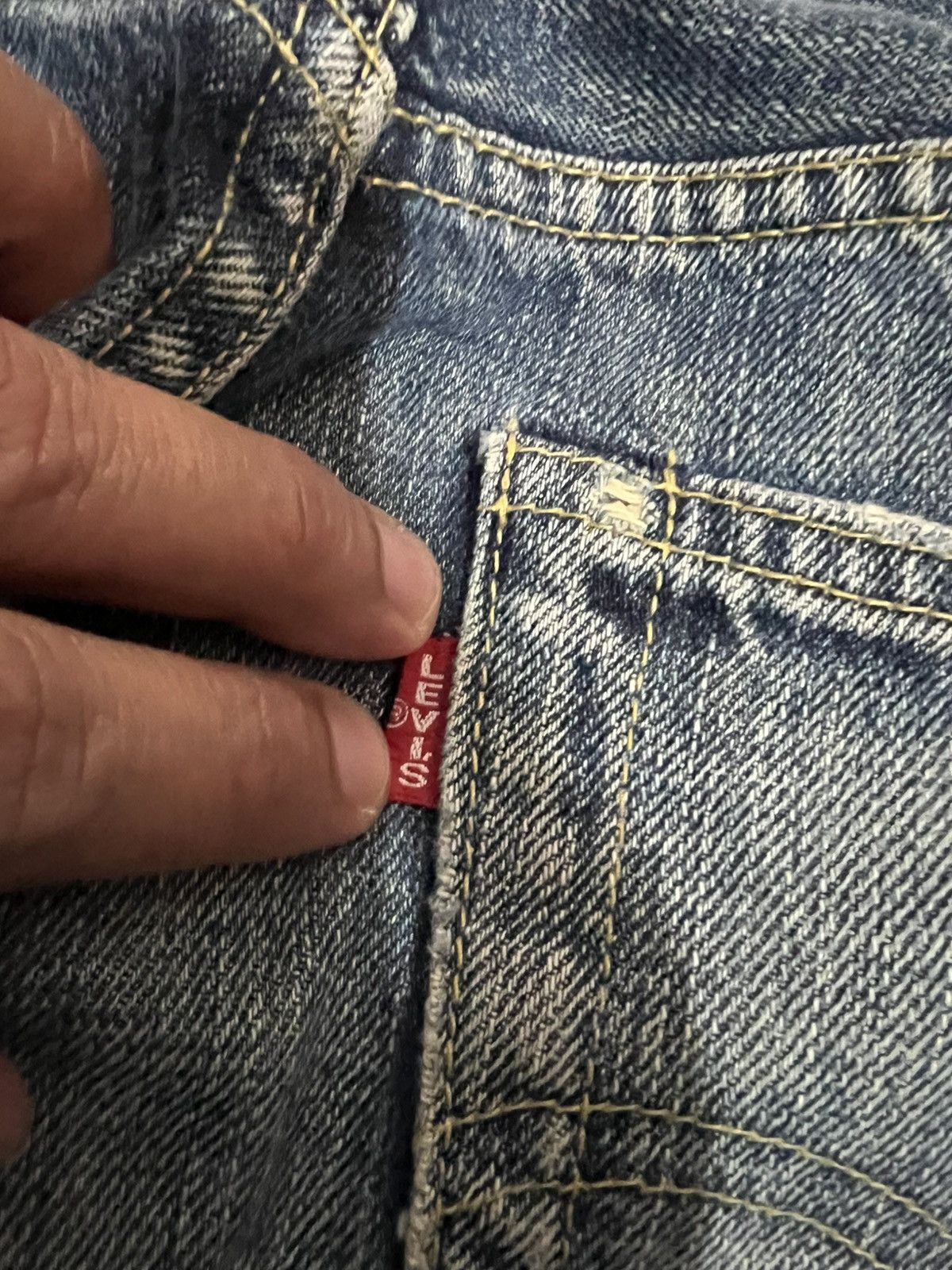 Levi's × Levi's Vintage Clothing VINTAGE 90’S LEVIS 503B SELVEDGE BIG E JEANS Size US 30 / EU 46 - 19 Thumbnail
