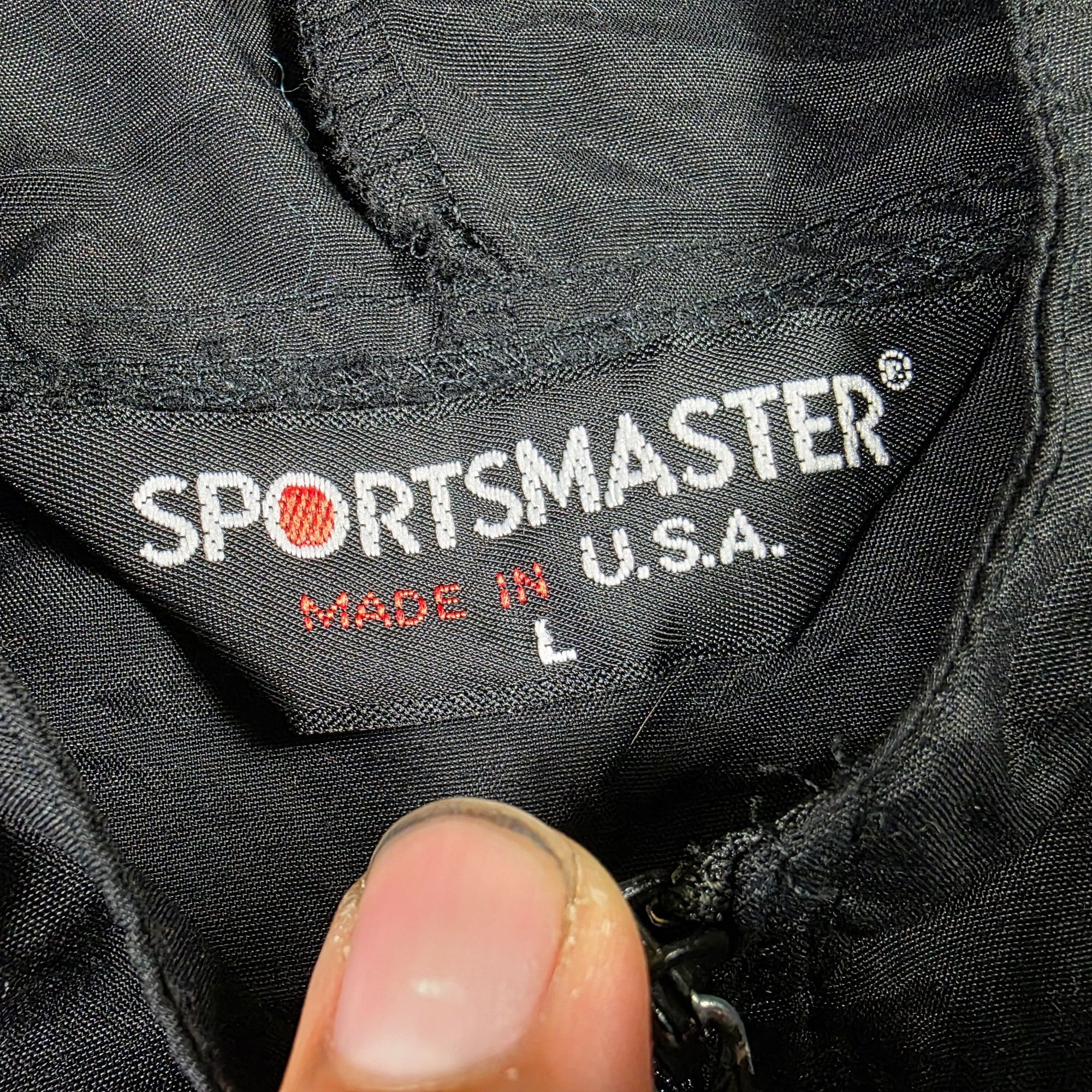 Other Vintage Sportsmaster Mens Size Large Black Hooded Pullover J Size US L / EU 52-54 / 3 - 3 Thumbnail