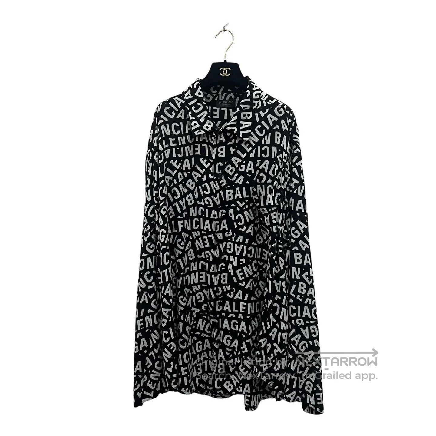 Balenciaga Letter Print Shirt|I, Men's (Size Xs)