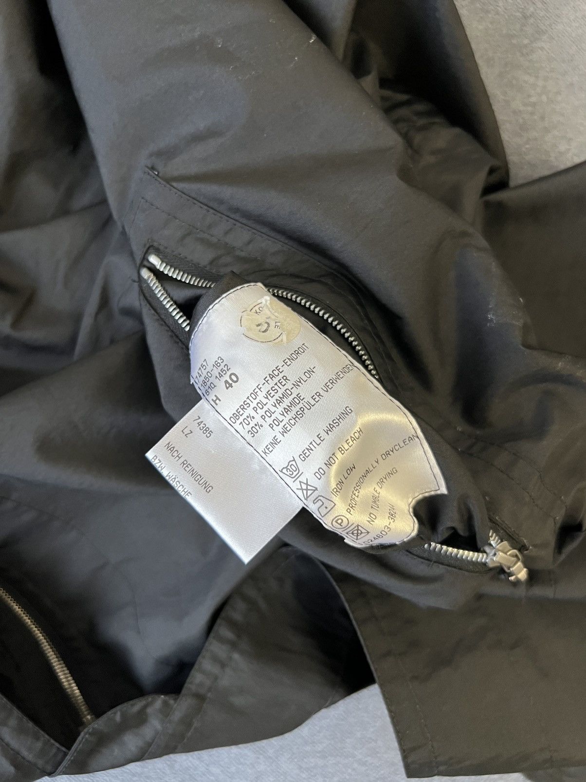 Bogner Bogner Black Rain Jacket Size ONE SIZE - 6 Thumbnail