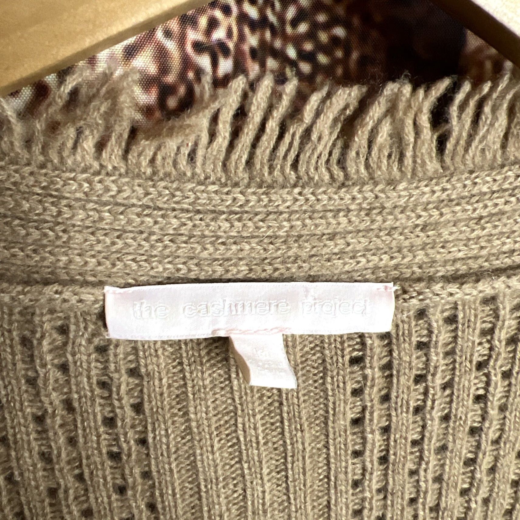 Y/Project The Cashmere Project Women's Cardigan Sweater Brown M Long Sleeve Round Neck Autumn 90s? Size M / US 6-8 / IT 42-44 - 2 Thumbnail