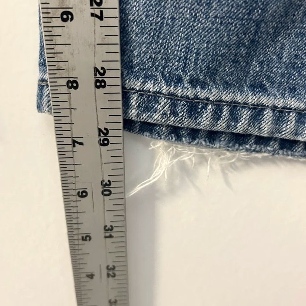 Levi's Levi's Jeans Levi's Straight 5 Pocket Blue Denim Mens 29X30 Straight Leg Jeans Mens Size 29X30 Blue Denim 5-pocket Classic Style Mens Size US 29 - 7 Thumbnail