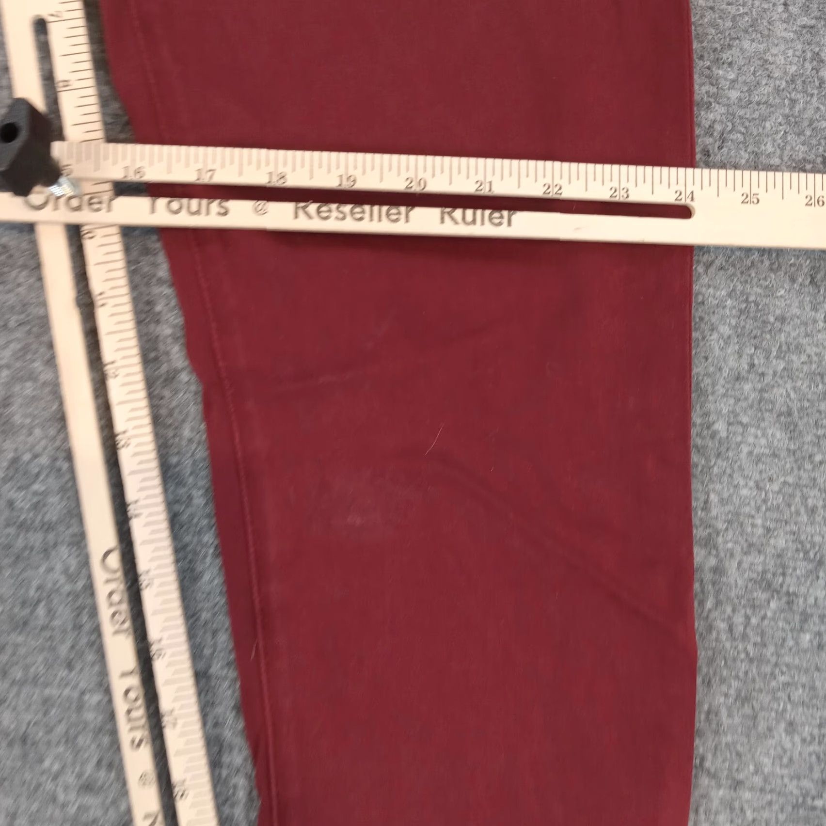 Vintage Adriano Goldschmied Womens Maternity Jeans Size 30 Red Super Skinny Stretch Size 30" / US 8 / IT 44 - 4 Thumbnail