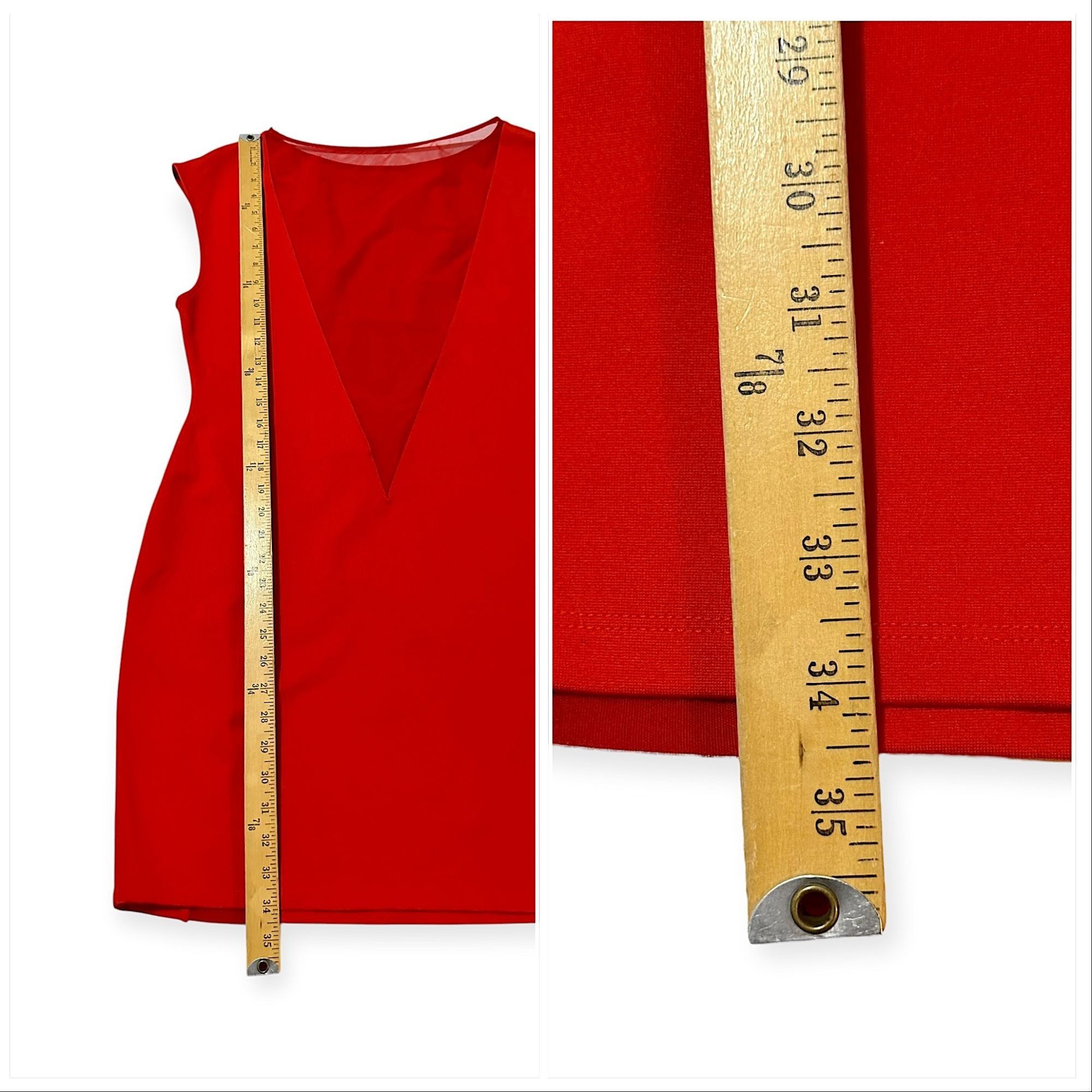 Other Victor Glemaud Cap Sleeve Bodycon Mini Dress, Red, Size XL, Size XL / US 12-14 / IT 48-50 - 14 Thumbnail