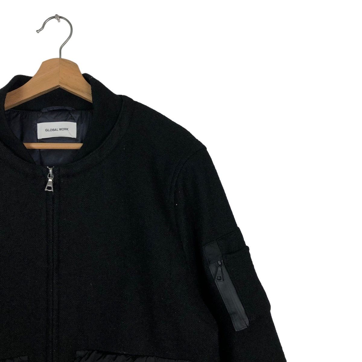 Japanese Brand 🔥90s Riot Riot Bomber Jacket Global Work Issey Miyake Black Size US XL / EU 56 / 4 - 6 Thumbnail