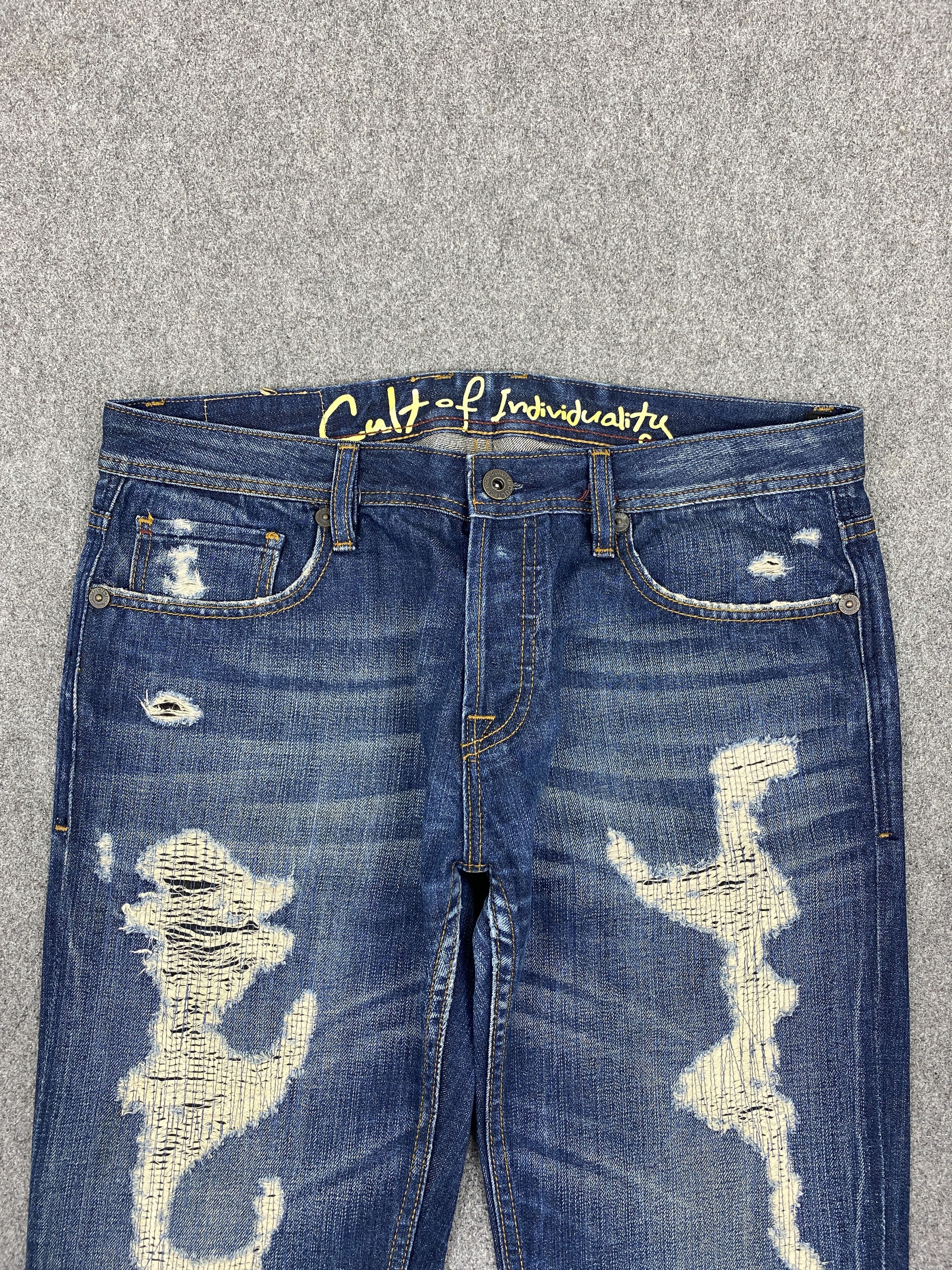 Vintage Vintage Cult Of Individuality Distressed Jeans DP2719 Size US 36 / EU 52 - 2 Thumbnail