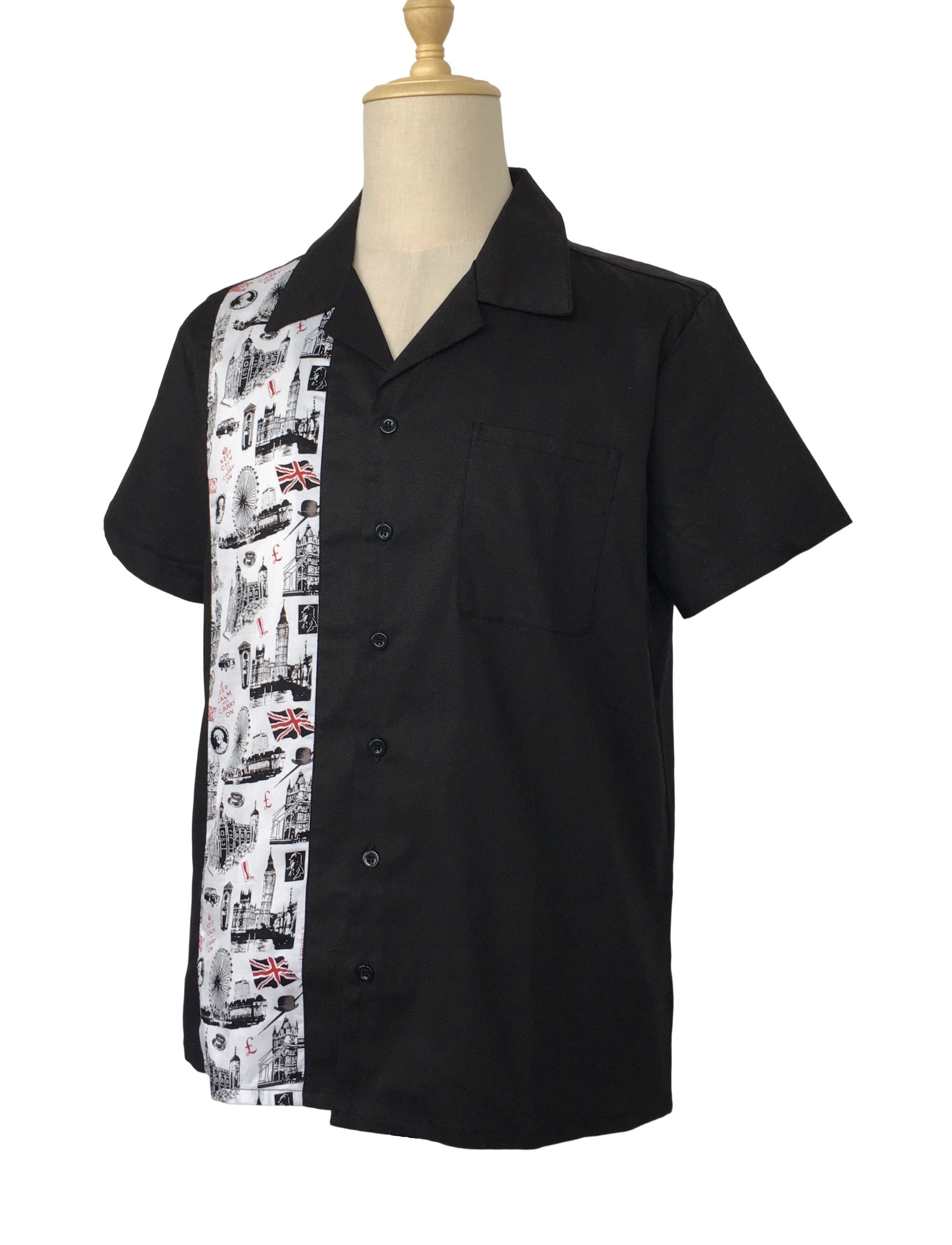 Other Vintage Style Cuban Collared Men Panel Shirts Size US L / EU 52-54 / 3 - 2 Thumbnail