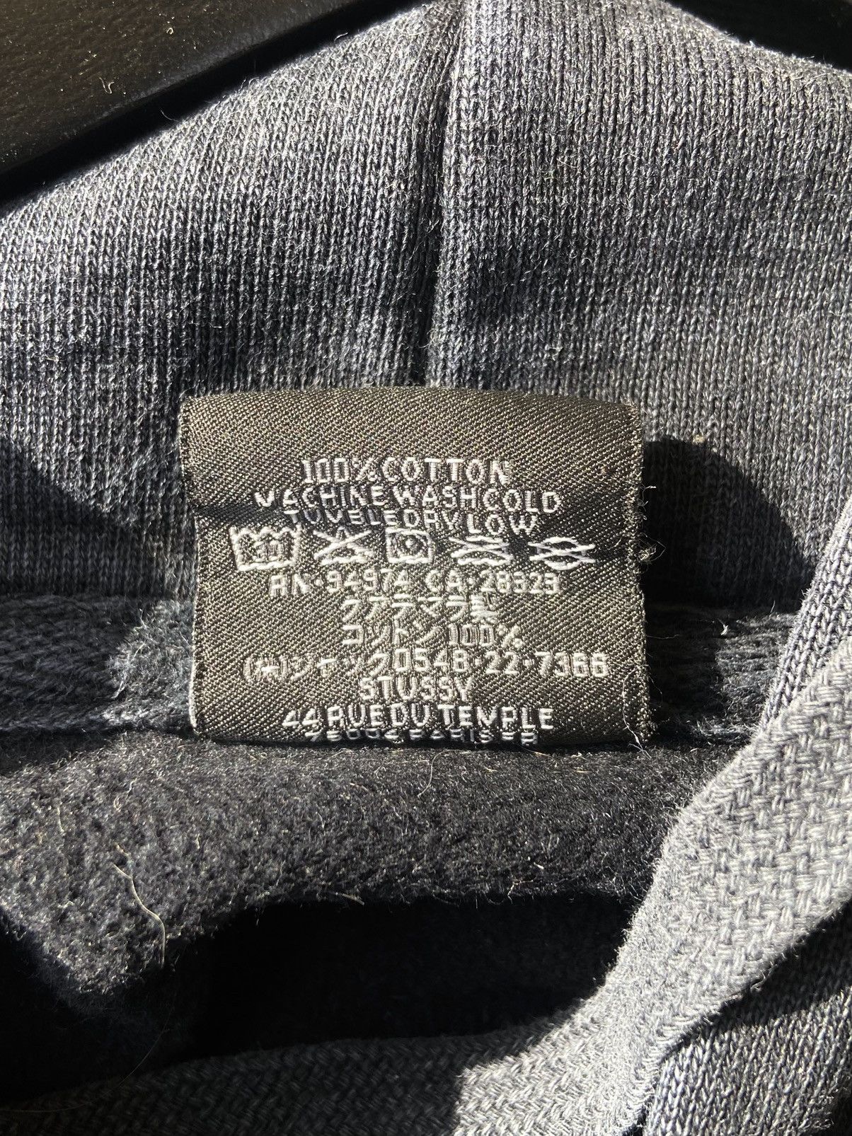 Stussy Stussy Pigment Dyed Distressed Hoodie XXL Oversize Size US XXL / EU 58 / 5 - 8 Thumbnail