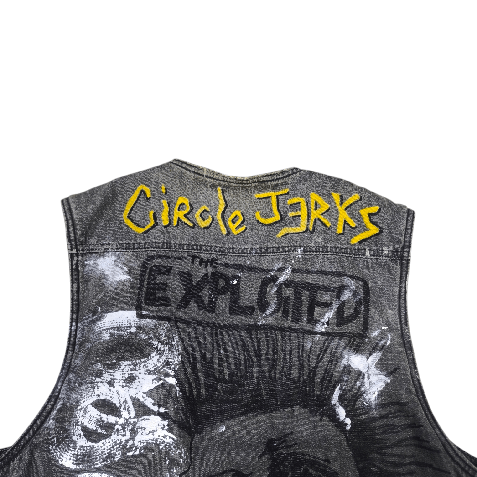 Band Tees PUNK ROCK VEST THE EXPLOITED CIRCLE JERKS HYSTERIC Size US L / EU 52-54 / 3 - 11 Thumbnail
