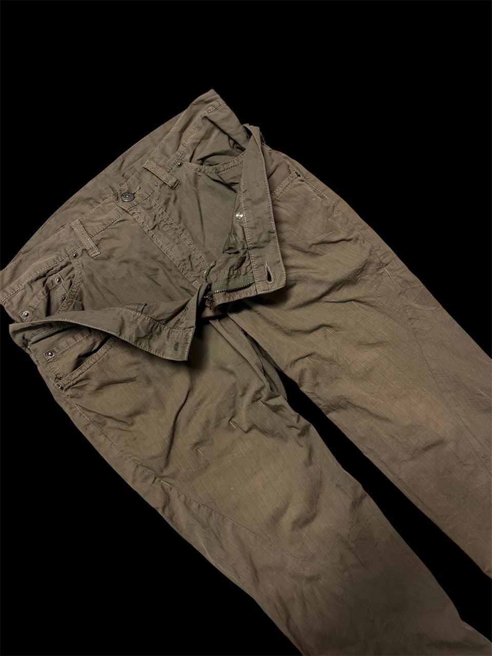 PPFM 💥Double Waist💥Vintage Ppfm Double Waist Spiral Leg Zipper Size US 29 - 4 Thumbnail