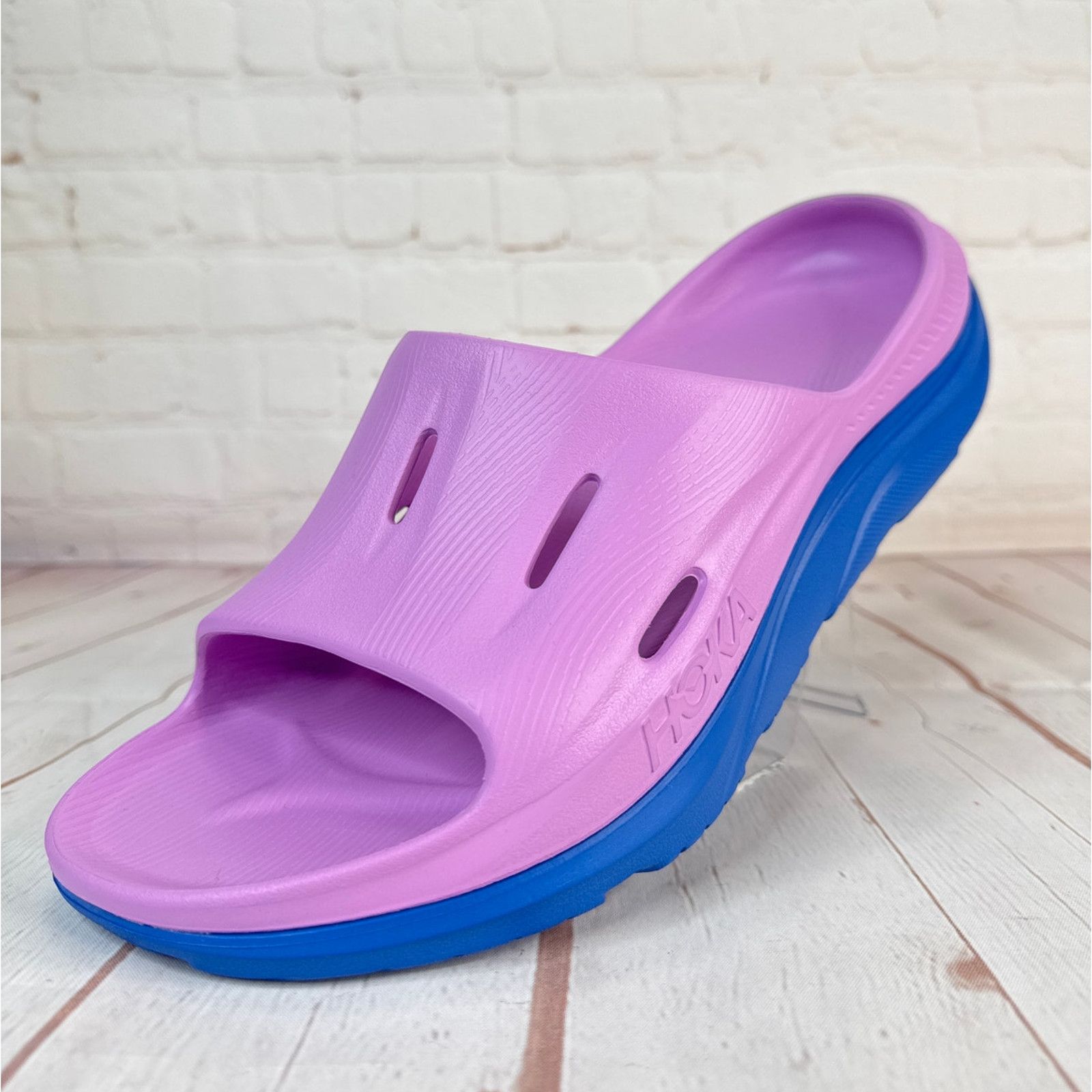 Hoka Hoka Ora Recovery Slide 3 Cyclamen/Coastal Sky Sandals Sz 11 Size US 11 / EU 44 - 3 Thumbnail