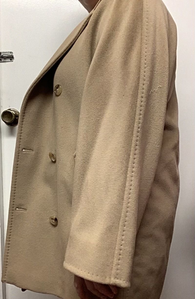 Max Mara Max Mara 101801 Rebus Short Coat in Tan Size L / US 10 / IT 46 - 4 Thumbnail