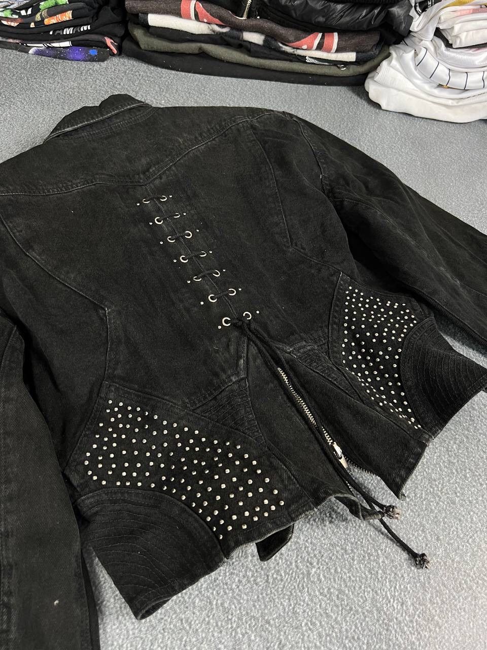 Vintage 00s Abstract Fit Denim jacket