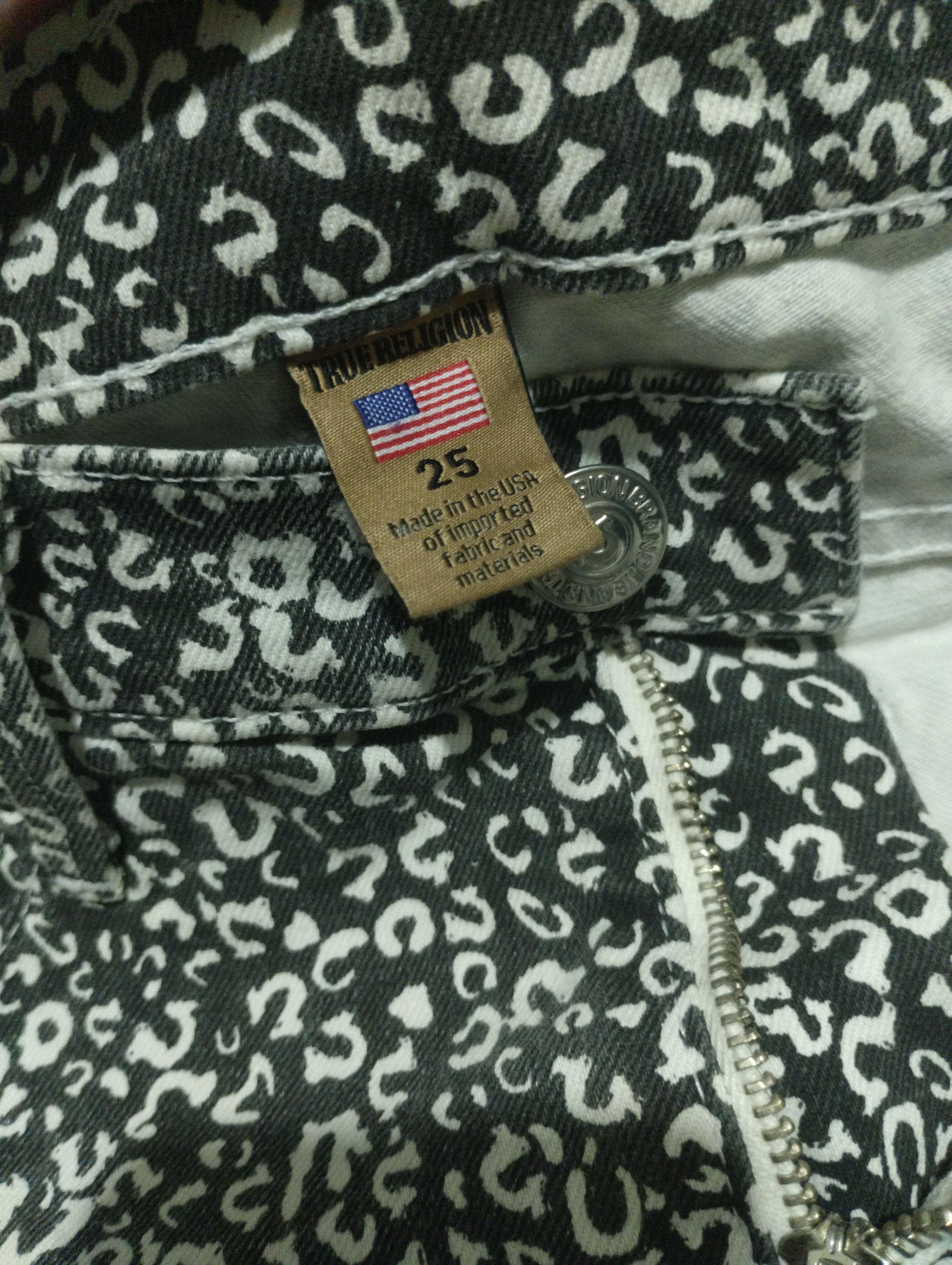 True Religion True Religion Full Print Logo Pants Size 27" / US 4 / IT 40 - 8 Thumbnail