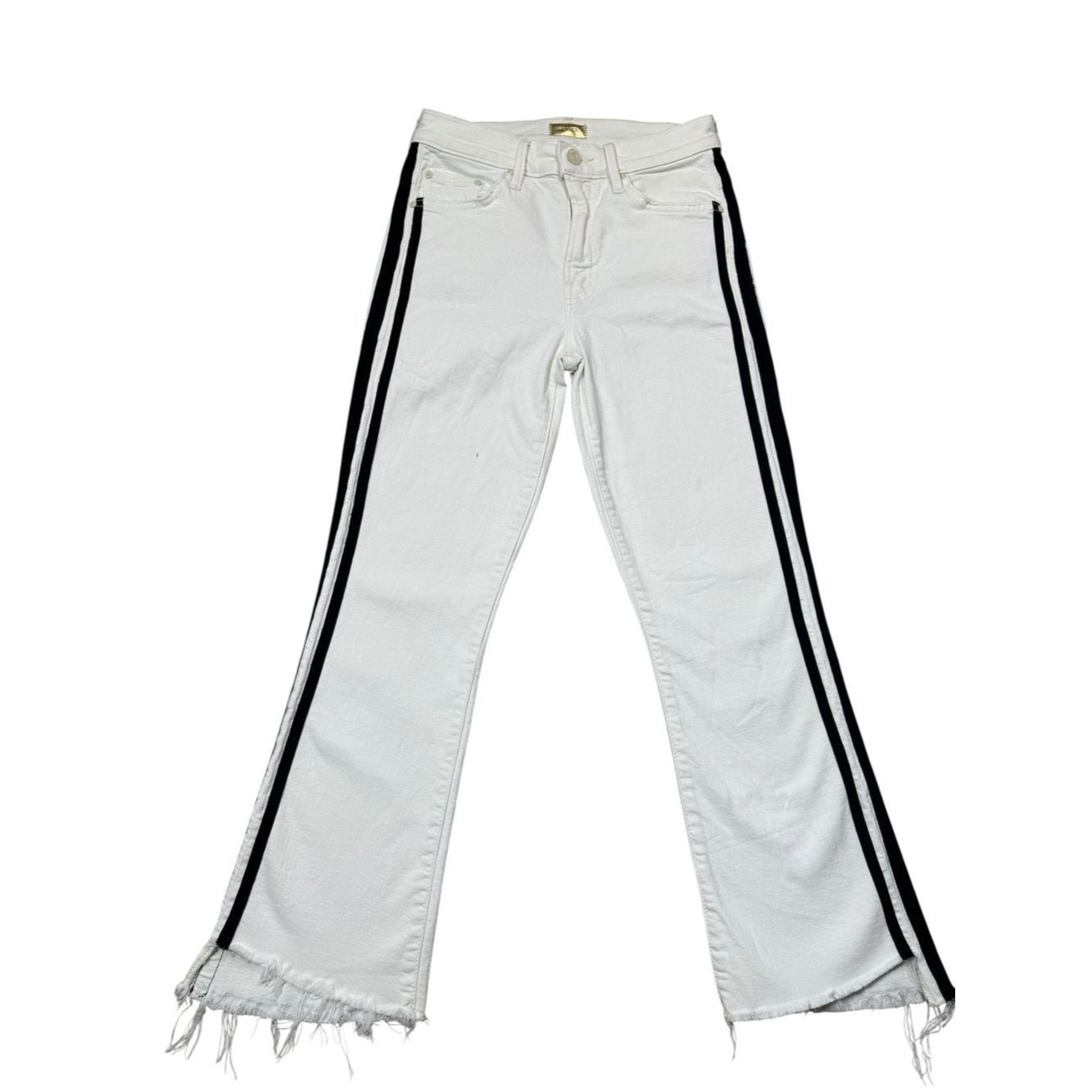 MOTHER MOTHER The Insider Crop Step Fray Jean in Whipping The Race Size 25" / US 0 / IT 36 - 3 Thumbnail