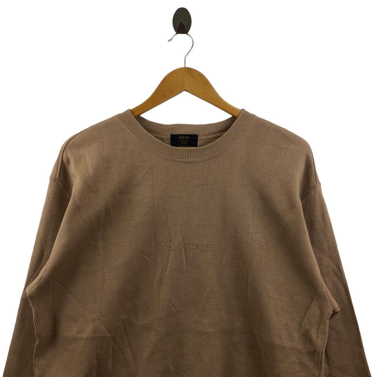 MCM MCM LEGERE Embroidered Sweatshirt Sweater Pullover Jumper Size L / US 10 / IT 46 - 3 Thumbnail