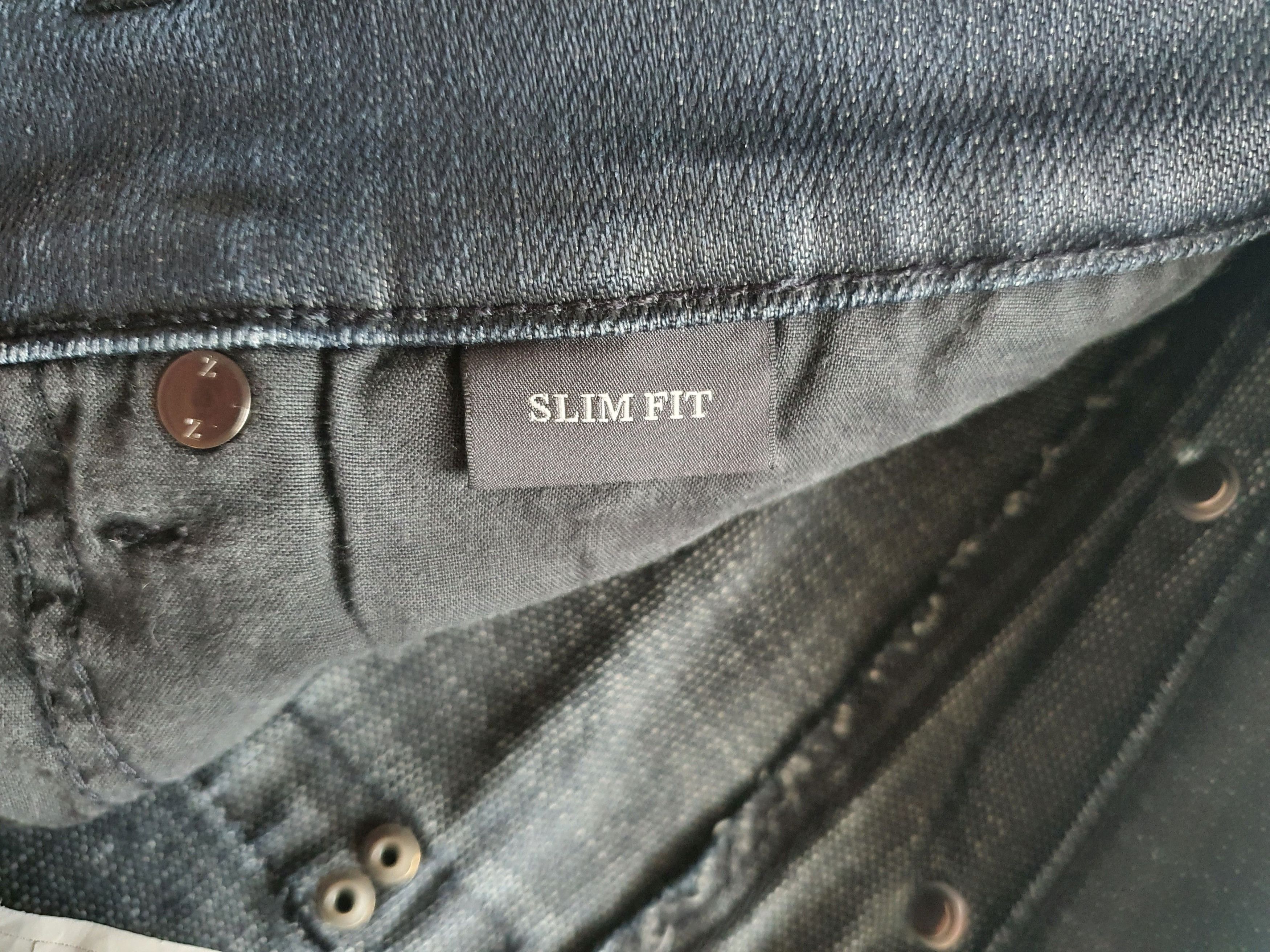Z Zegna Slim Fit Tapered Denim Jeans - Mod: 75AIC2 - Sz W33 L30 Size US 33 - 7 Thumbnail
