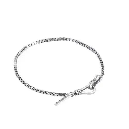 VIBE Bracelet box chain 925 Sterling Silver Size ONE SIZE - 4 Thumbnail
