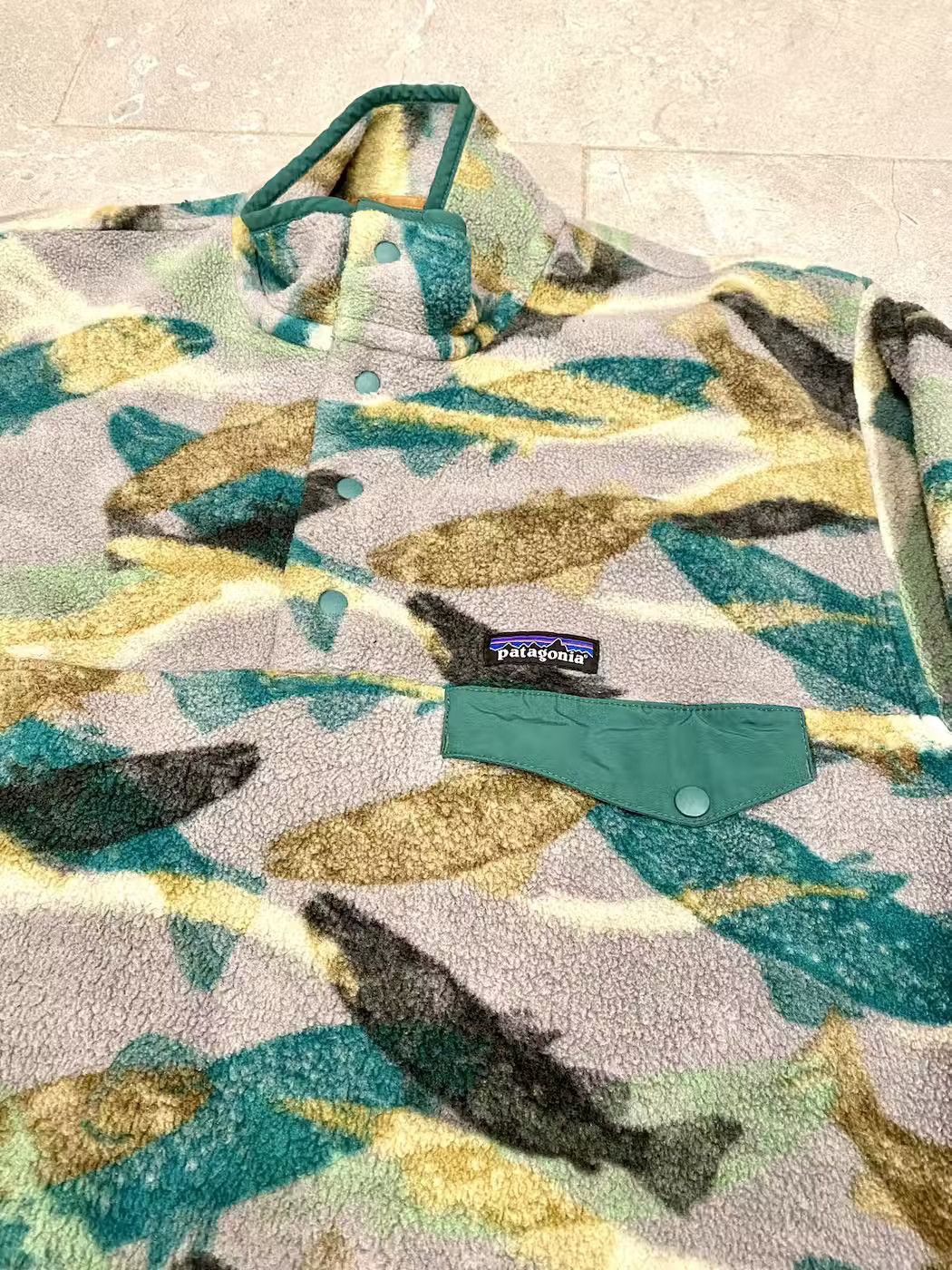 Rare outlet Patagonia fleece trout