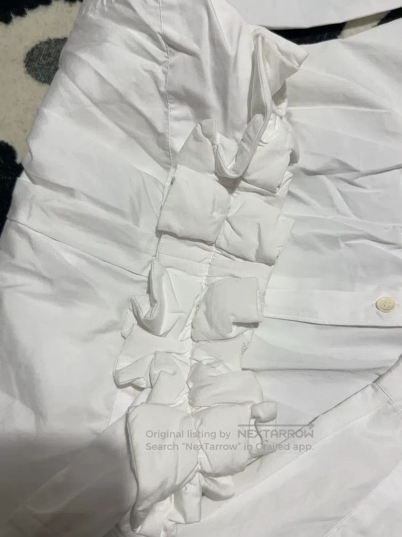 Comme des Garcons Comme Des Garcons Floral Collar Shirt with Padded Size S / US 4 / IT 40 - 3 Thumbnail