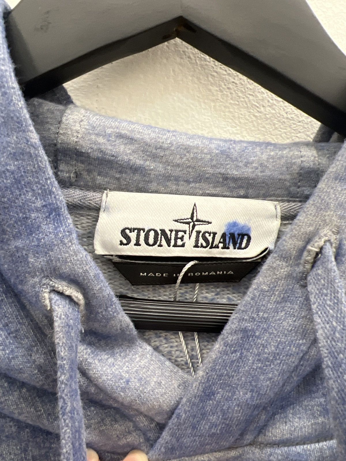 Stone Island Stone Island Cotton-Jersey Logo Hoodie in Blue Size US S / EU 44-46 / 1 - 3 Thumbnail