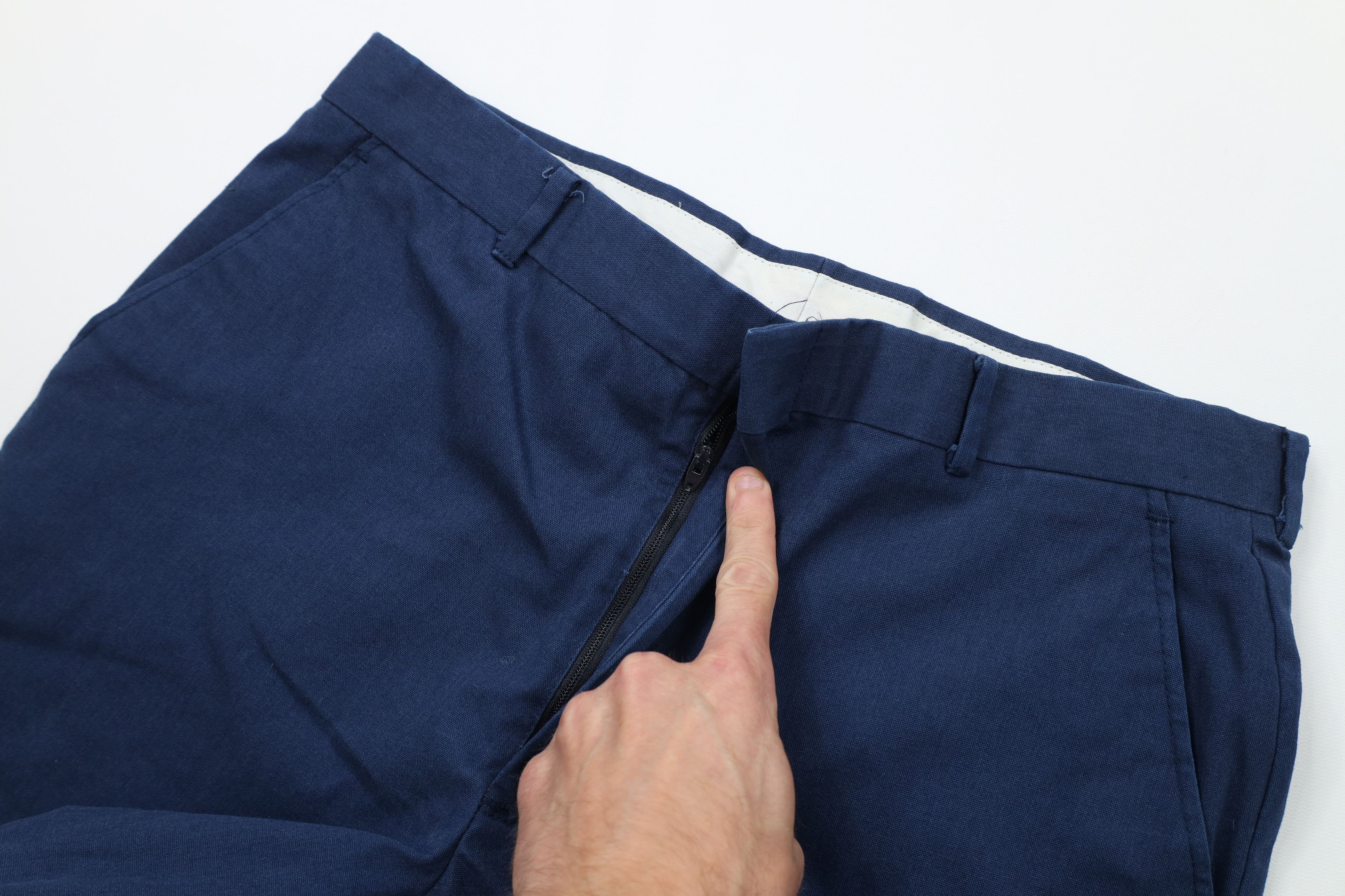 Vintage Vintage 70s Streetwear Wide Leg Workwear Pants Blue USA Size US 34 / EU 50 - 7 Thumbnail