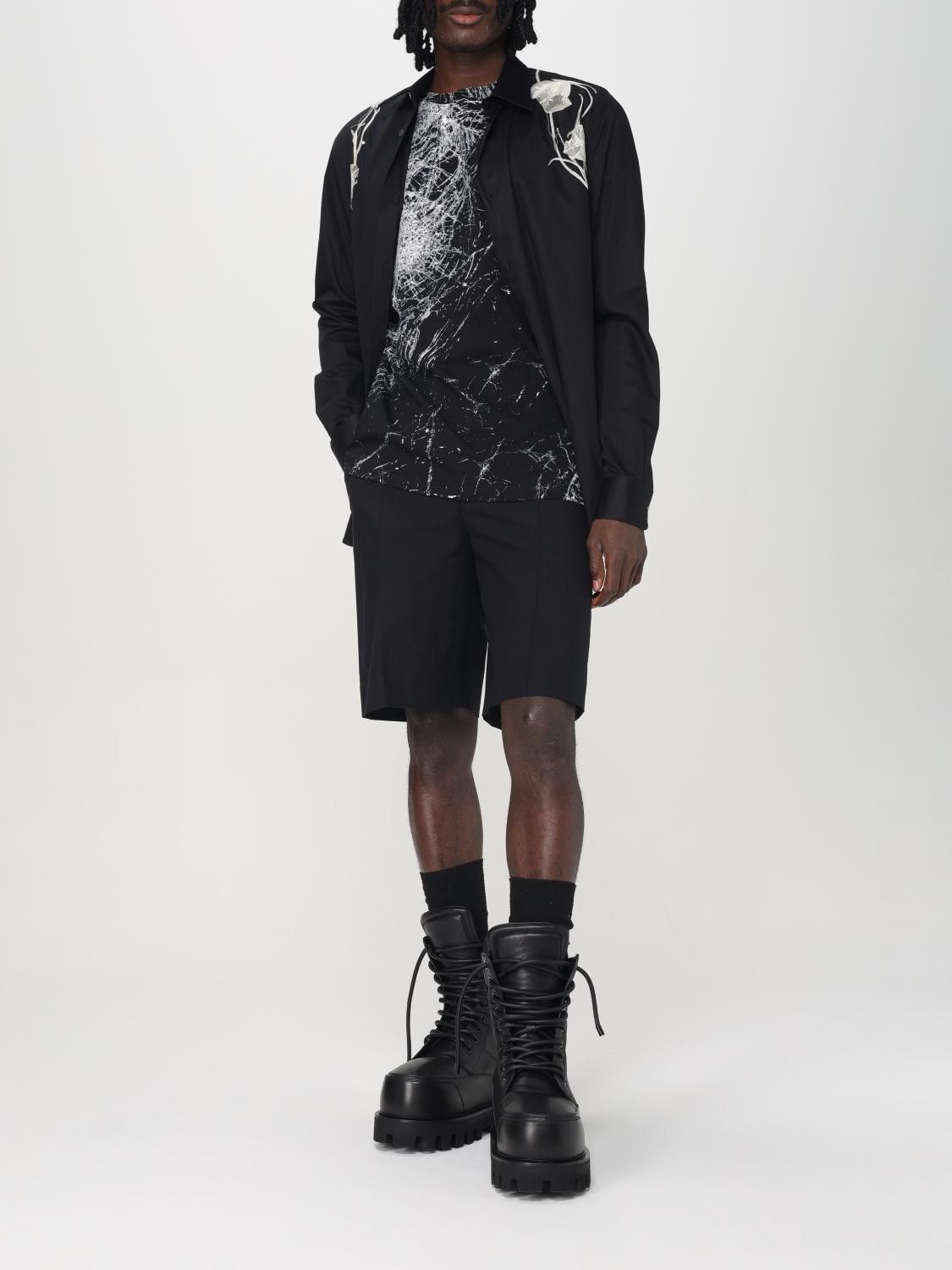 Alexander McQueen ALEXANDER MCQUEEN black cotton mohair wool shorts Size 36 Size US 36 / EU 52 - 3 Thumbnail