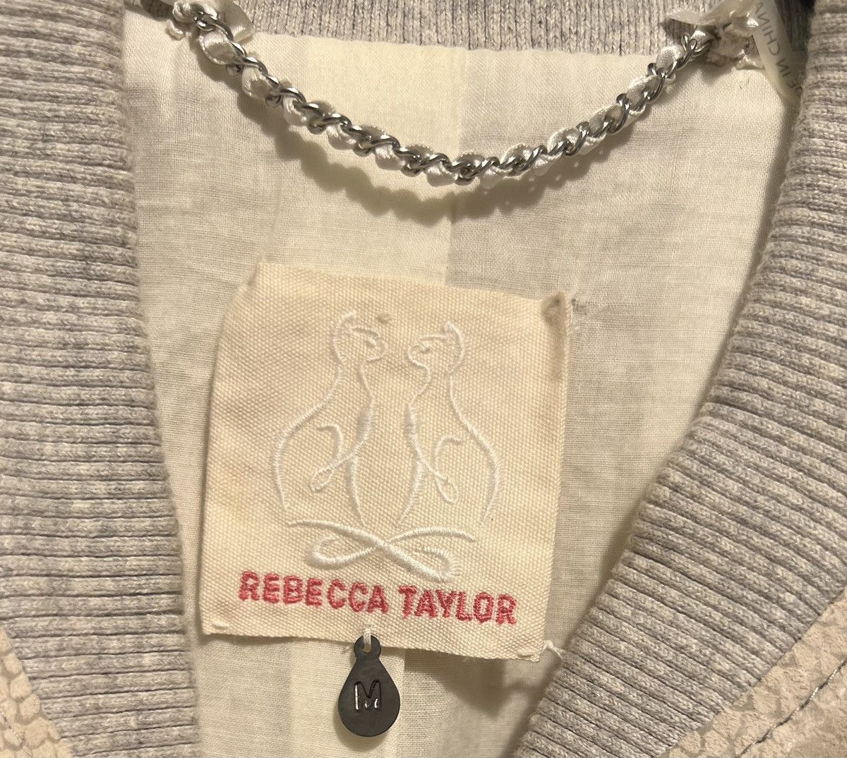 Rebecca Taylor Authentic Rebecca Taylor Pig Leather Jacket Snake Print Size M / US 6-8 / IT 42-44 - 3 Thumbnail
