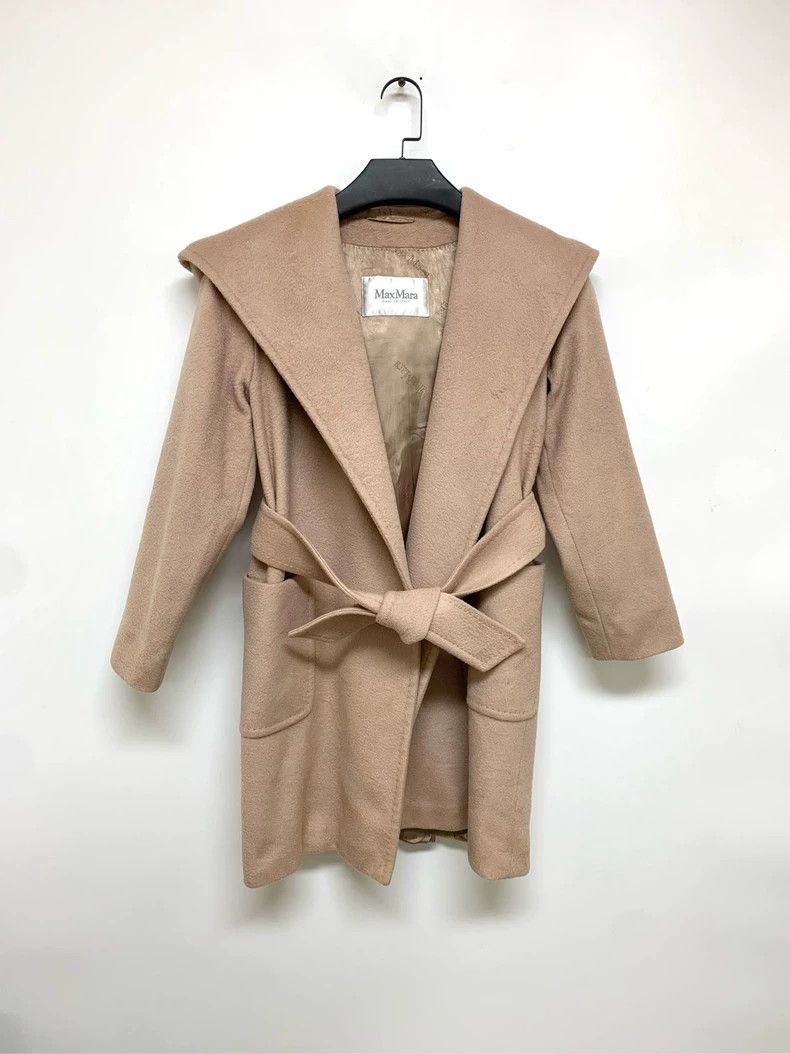 Max Mara Max Mara Light Camel Bathrobe Coat Size S / US 4 / IT 40 - 1 Thumbnail