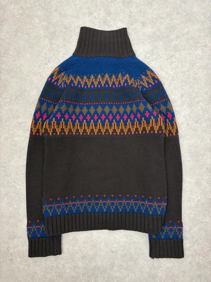 Marc Jacobs Marc Jacobs Colorful Brown Wool Cardigan Size US L / EU 52-54 / 3 - 6 Thumbnail
