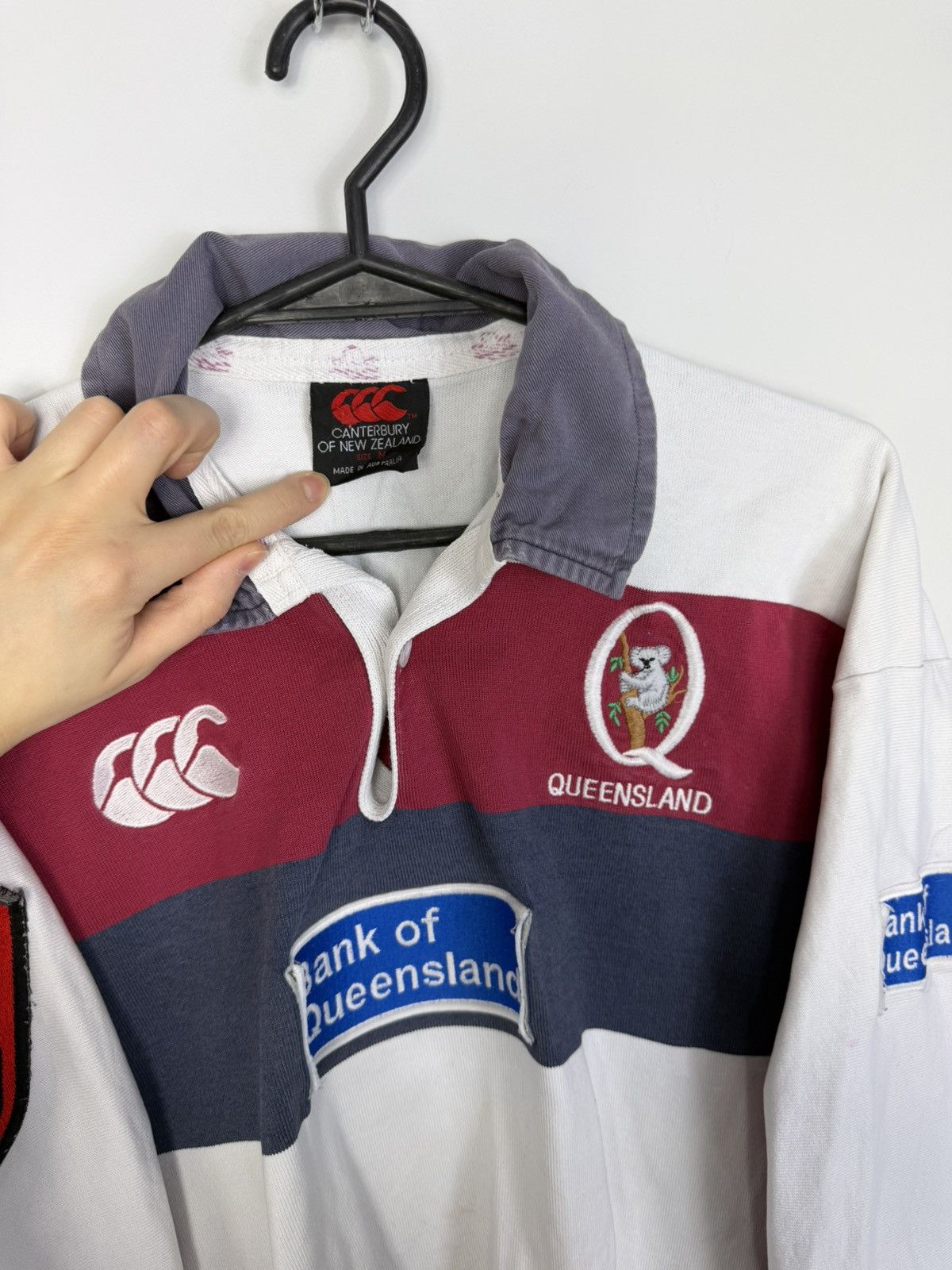 Canterbury of New Zealand Canterbury Queensland Reds 2000 Rugby Vintage Longsleeve Size US M / EU 48-50 / 2 - 3 Thumbnail