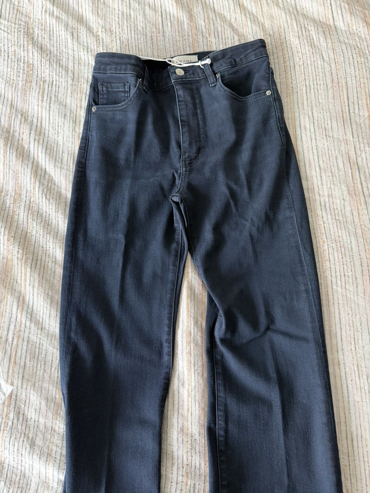 Frame FRAME The Reboot High Rise Boot Cut Jeans - Dark Indigo Size 27" / US 4 / IT 40 - 1 Thumbnail