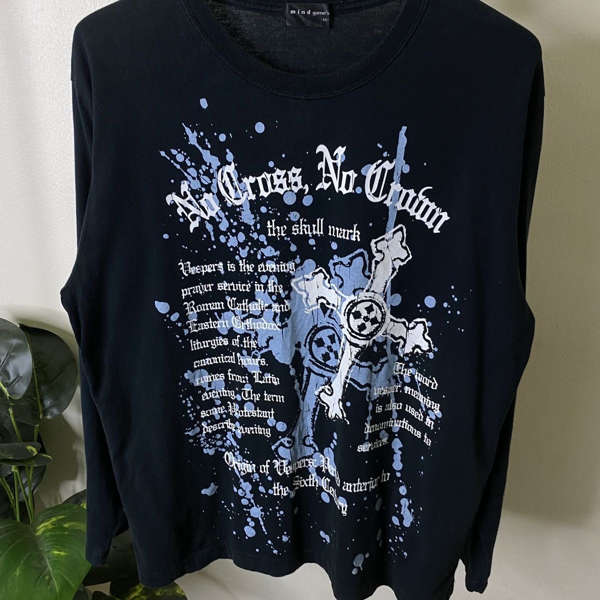 If Six Was Nine MindGames Cross Seditionaries Poem Cyber Gothic Punk Grunge Size US L / EU 52-54 / 3 - 2 Thumbnail