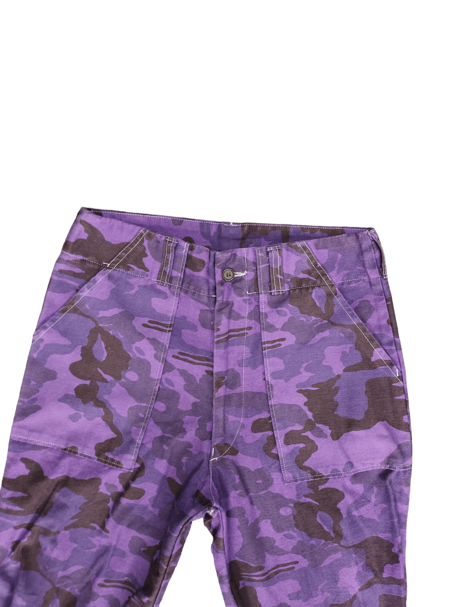 Seditionaries Japanese Brand 1409 Bondage Zipper Camo Fatigue Cropped Size US 29 - 2 Thumbnail