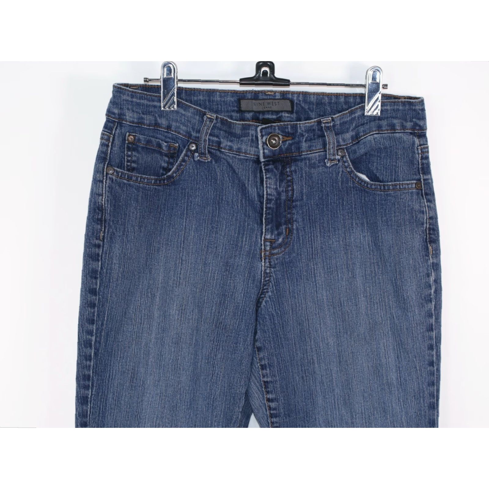 Nine West Nine West Jeans Bootcut Stretch Medium Wash Blue Women's 8 Regular 30x30 Ladies Size 8 Womens Jeans Size 30" / US 8 / IT 44 - 2 Thumbnail