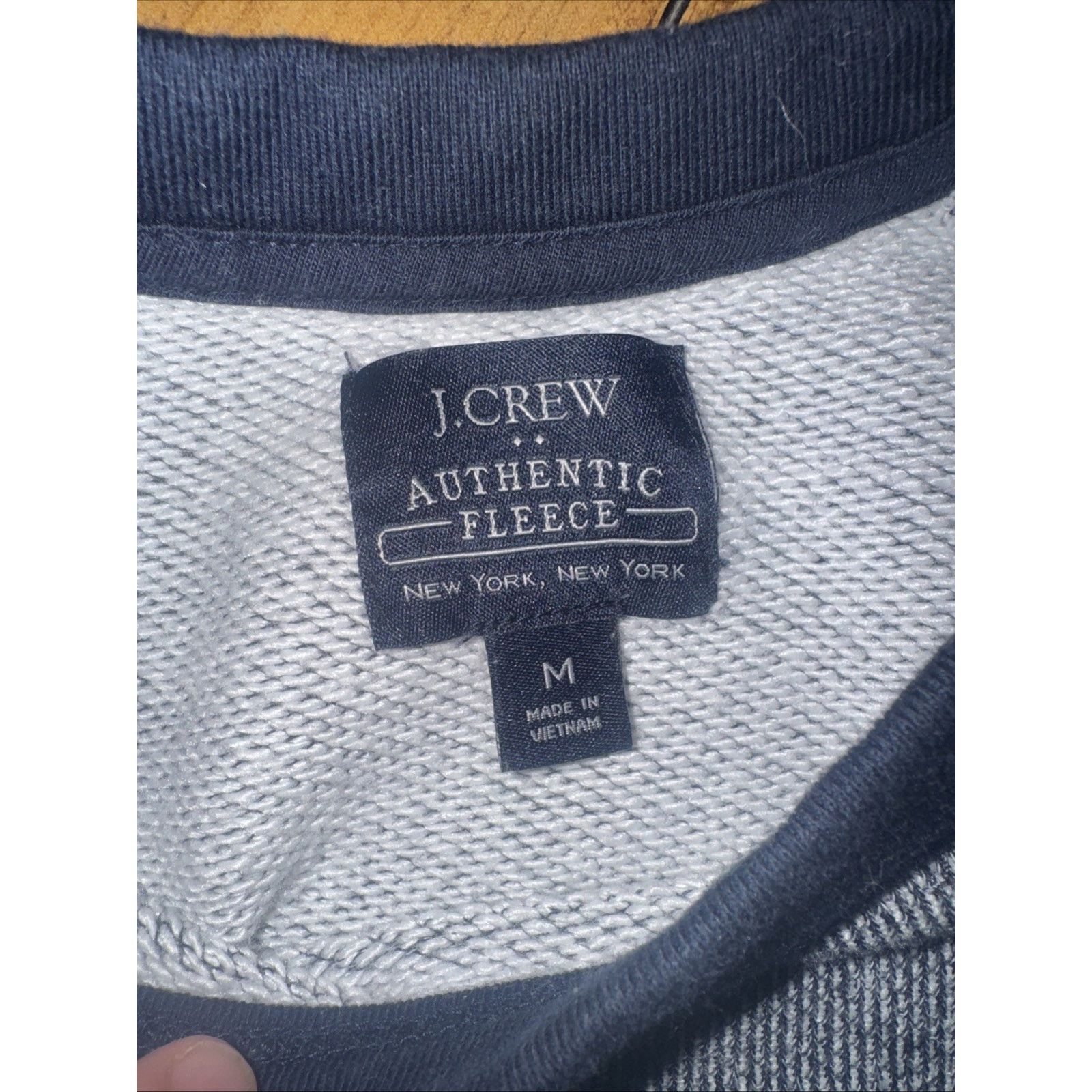 J.Crew J.Crew Fleece Crewneck Sweatshirt Heather Blue M 20x26 Size US M / EU 48-50 / 2 - 4 Thumbnail