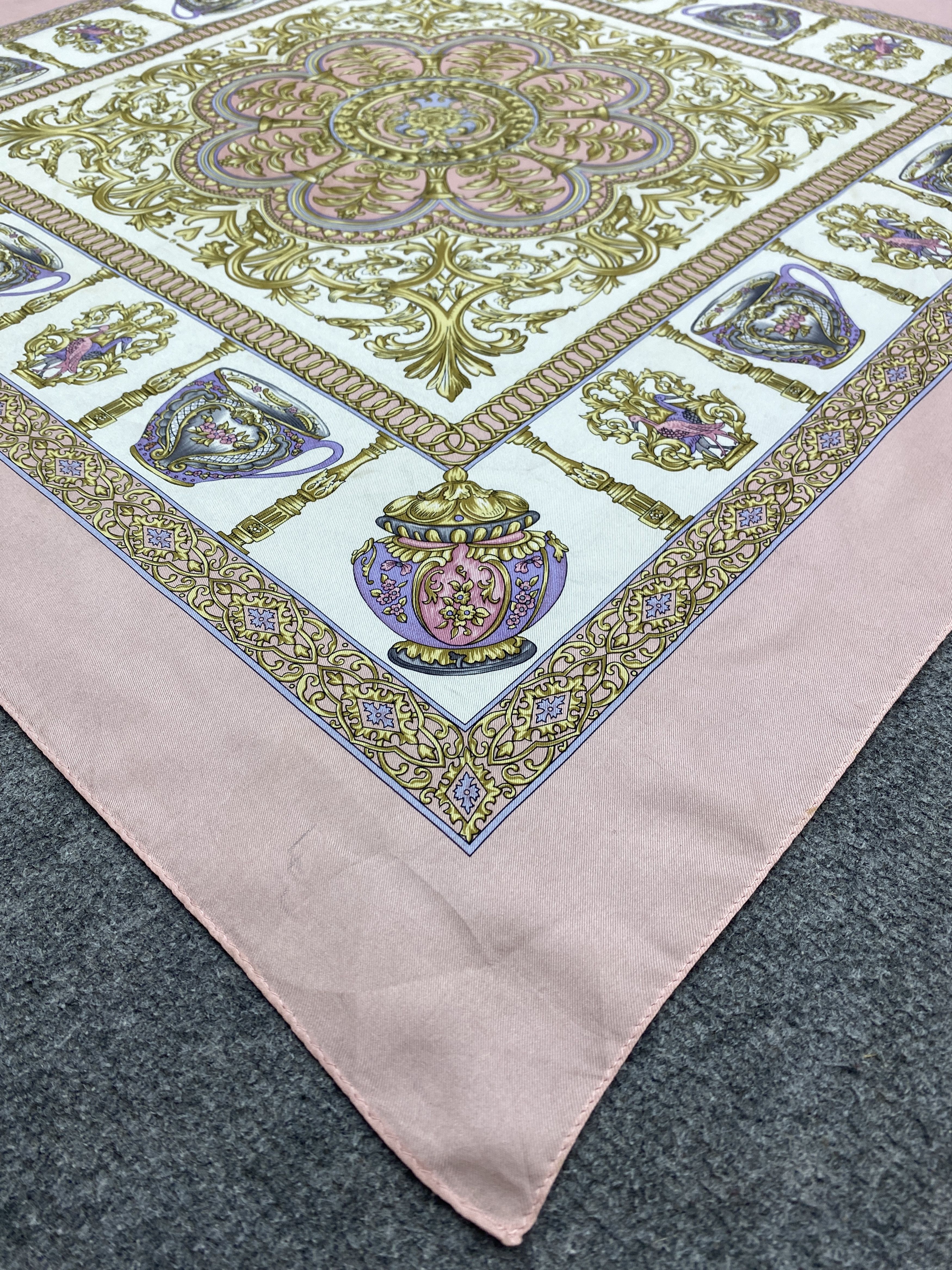 Japanese Brand Vintage Japanese Brand Silk Scarf SN0115 Size ONE SIZE - 4 Thumbnail