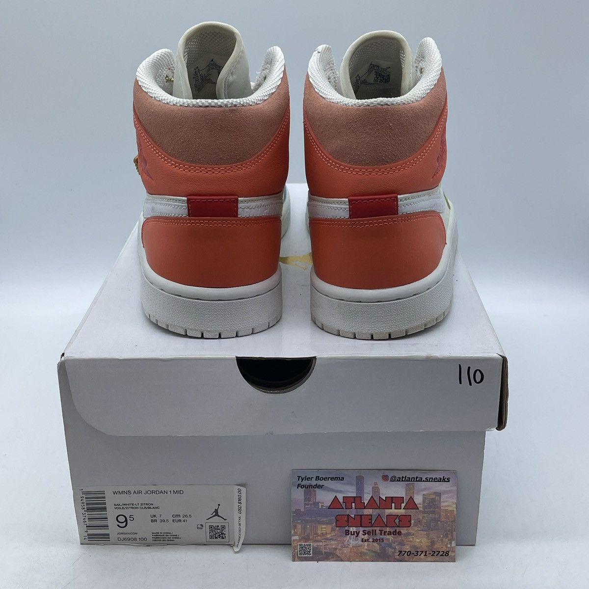 Jordan Brand Wmns air Jordan 1 mid to my first coach Size US 9.5 / IT 39.5 - 3 Thumbnail