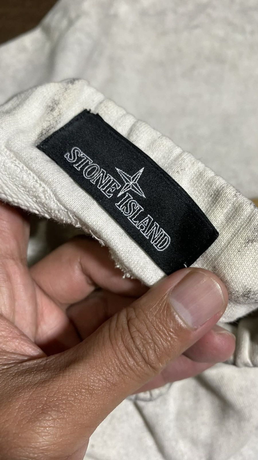 Stone Island Stone Island Fall Out White Sweatpants Size US 32 / EU 48 - 6 Thumbnail