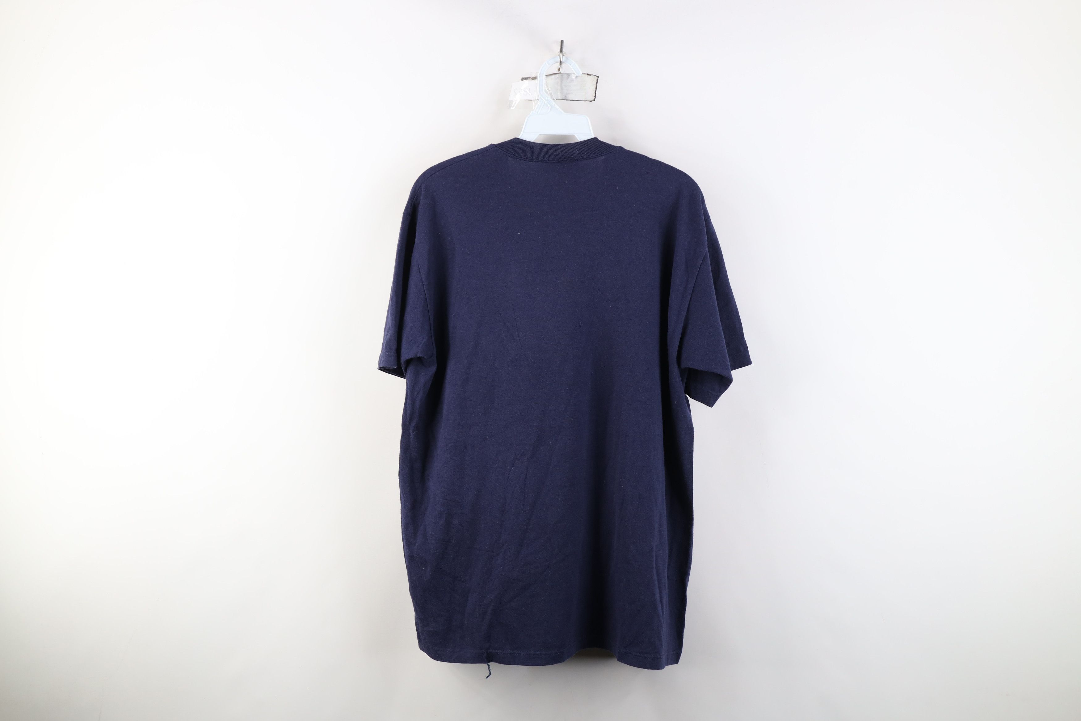 Vintage Vintage 80s US Mail USPS Newark Division T-Shirt Blue USA Size US L / EU 52-54 / 3 - 12 Thumbnail