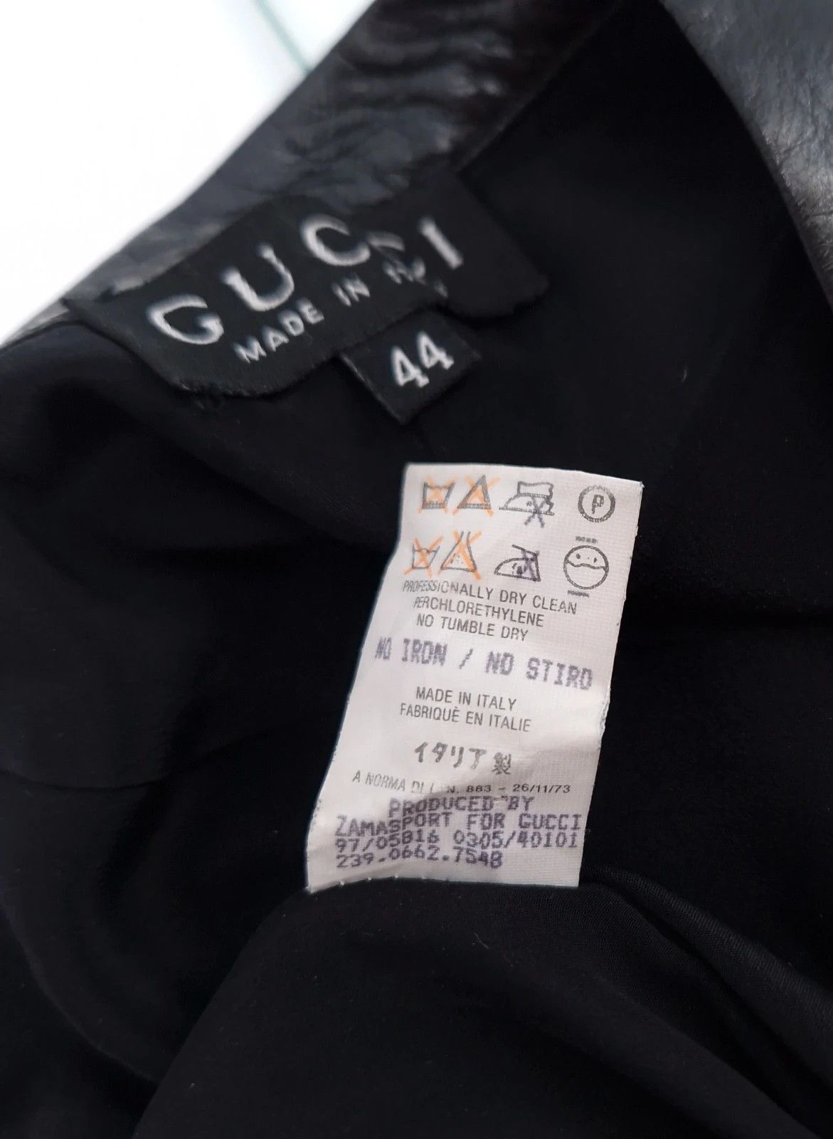 Gucci Gucci by Tom Ford 1997 Leather Mini Skirt Size 30" / US 8 / IT 44 - 4 Thumbnail