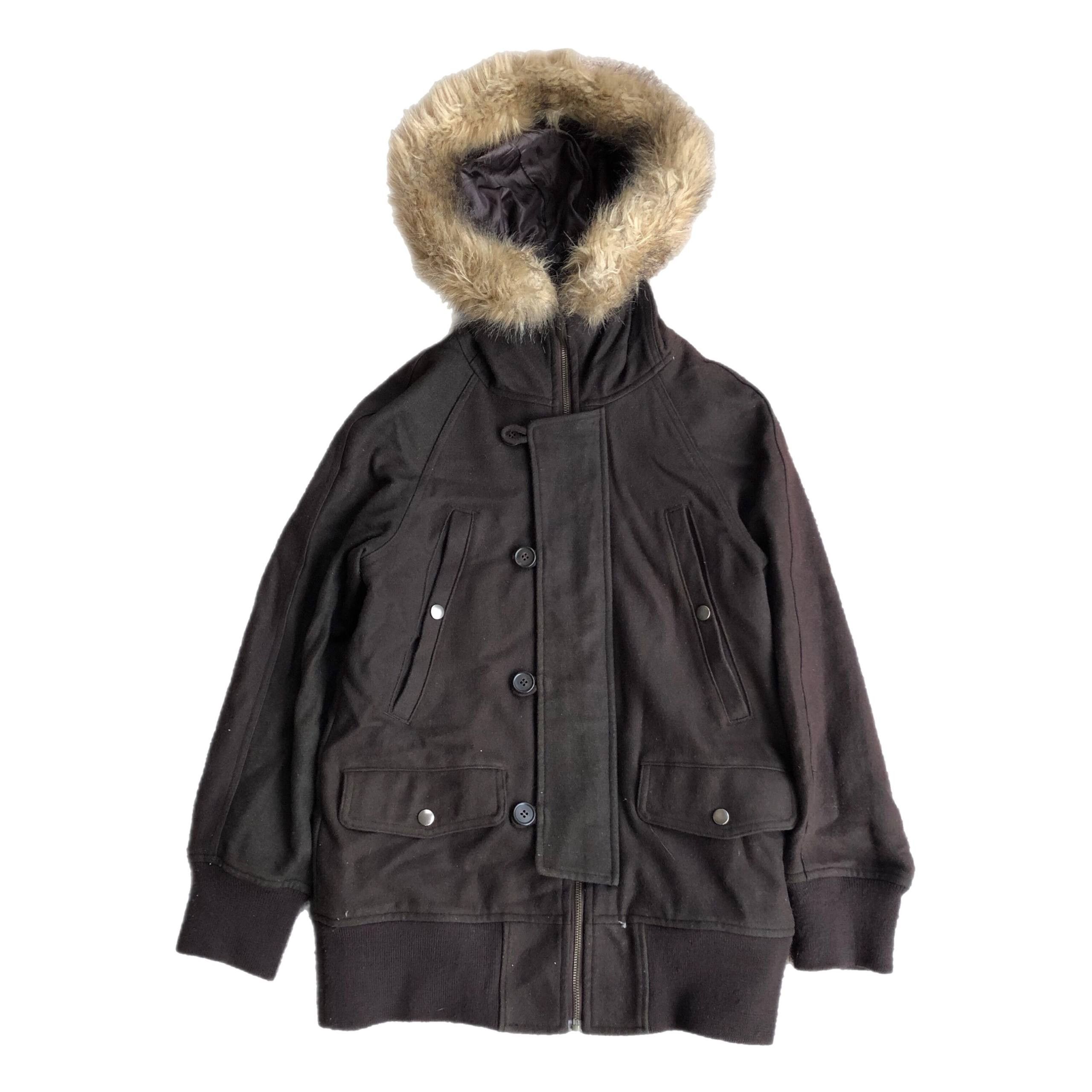Japanese Brand Pop Life Fur Hoodie Jacket Size US M / EU 48-50 / 2 - 1 Thumbnail