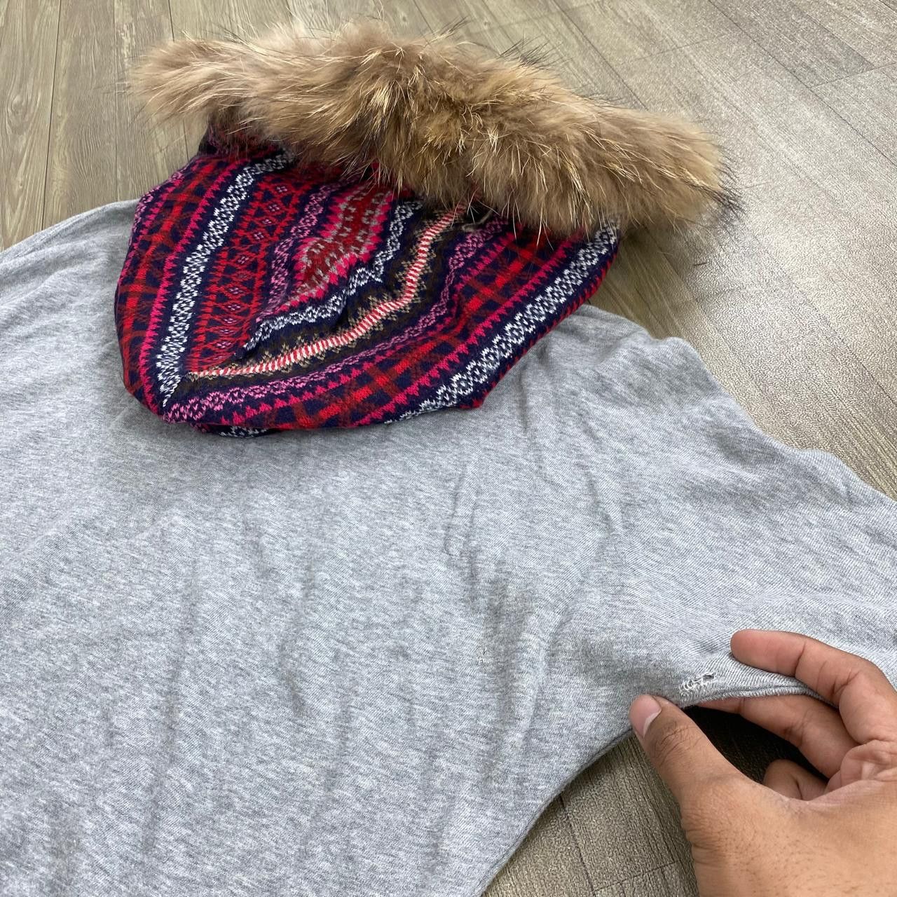 Issey Miyake Mercibeaucoup Navajo Fur Hoodie Size US L / EU 52-54 / 3 - 9 Thumbnail