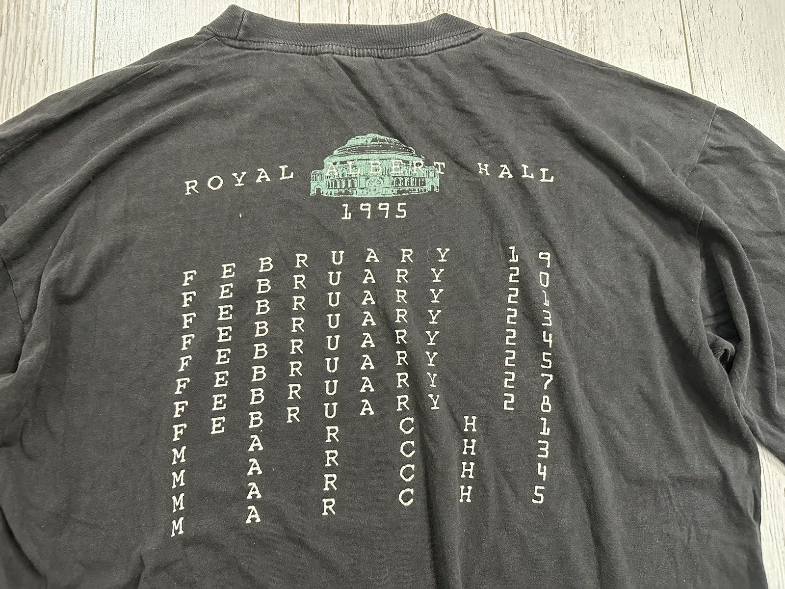 Band Tees × Vintage Eric Clapton Royal albert Hall 1995 singe stitch t-shirt Size US XL / EU 56 / 4 - 6 Thumbnail