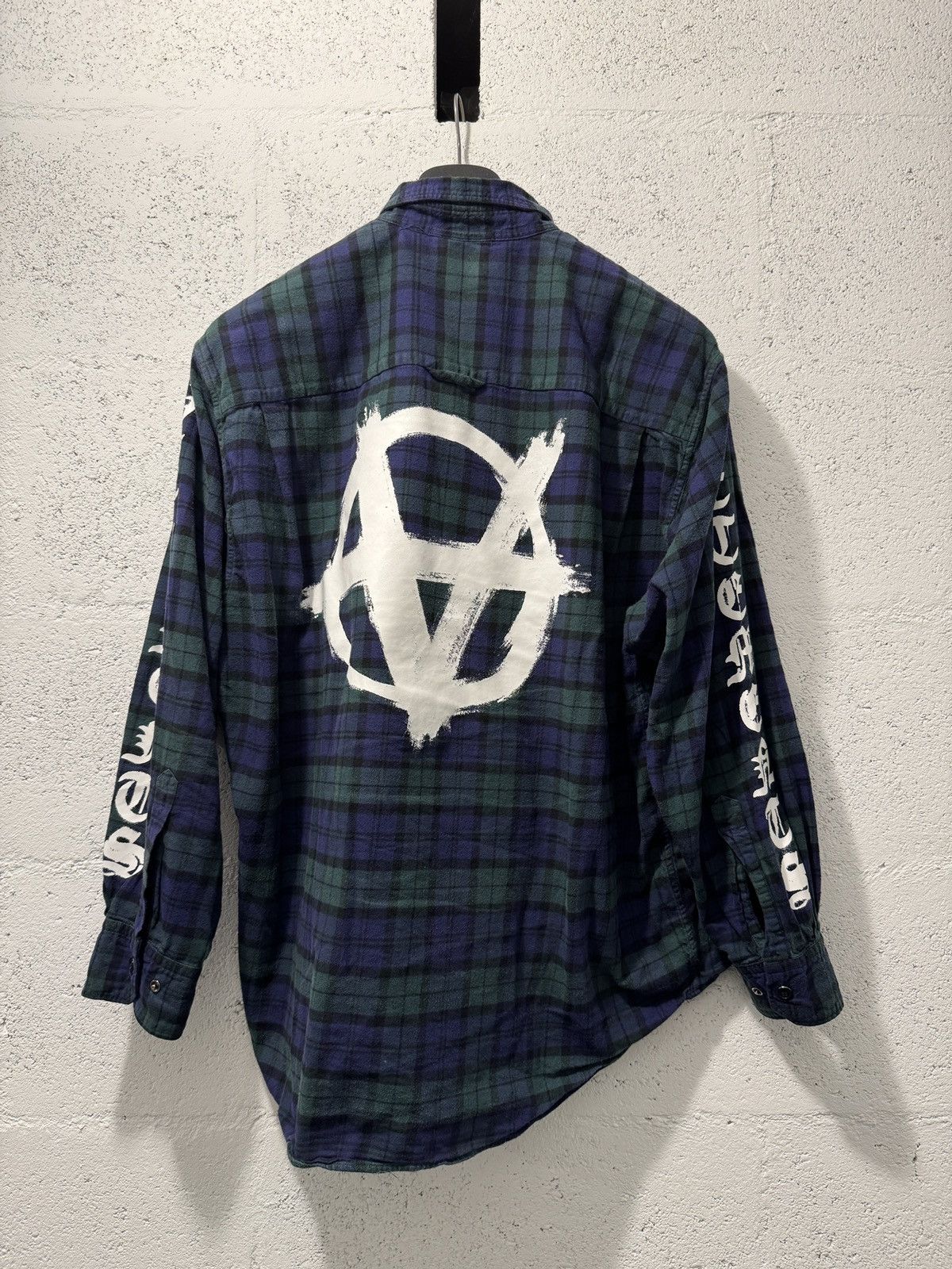 Vetements *RARE* VETEMENTS ANARCHY GOTH FLANNEL SHIRT GVASALIA Size US M / EU 48-50 / 2 - 5 Thumbnail