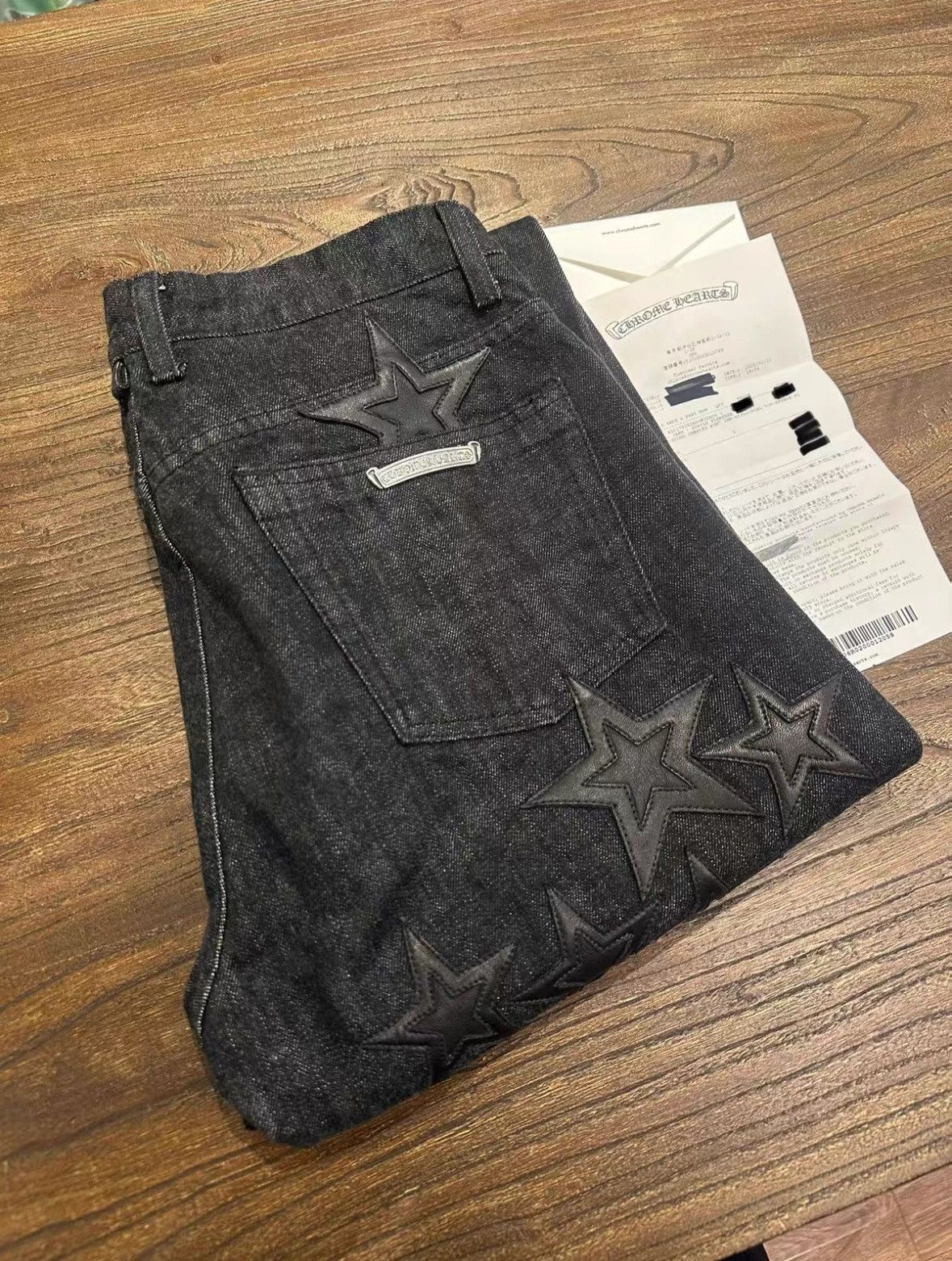 Chrome Hearts Chrome Hearts Star Leather Patch Jeans Size US 32 / EU 48 - 9 Thumbnail