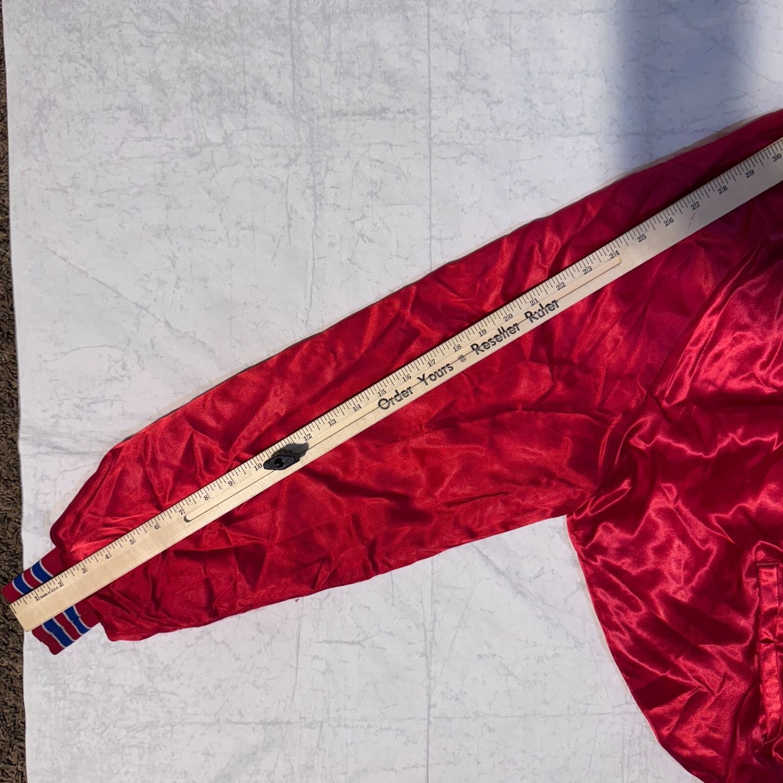 Other Vintage Nabisco Ritz Crackers Jukebox Red Satin Bomber Jacke Size US M / EU 48-50 / 2 - 7 Thumbnail